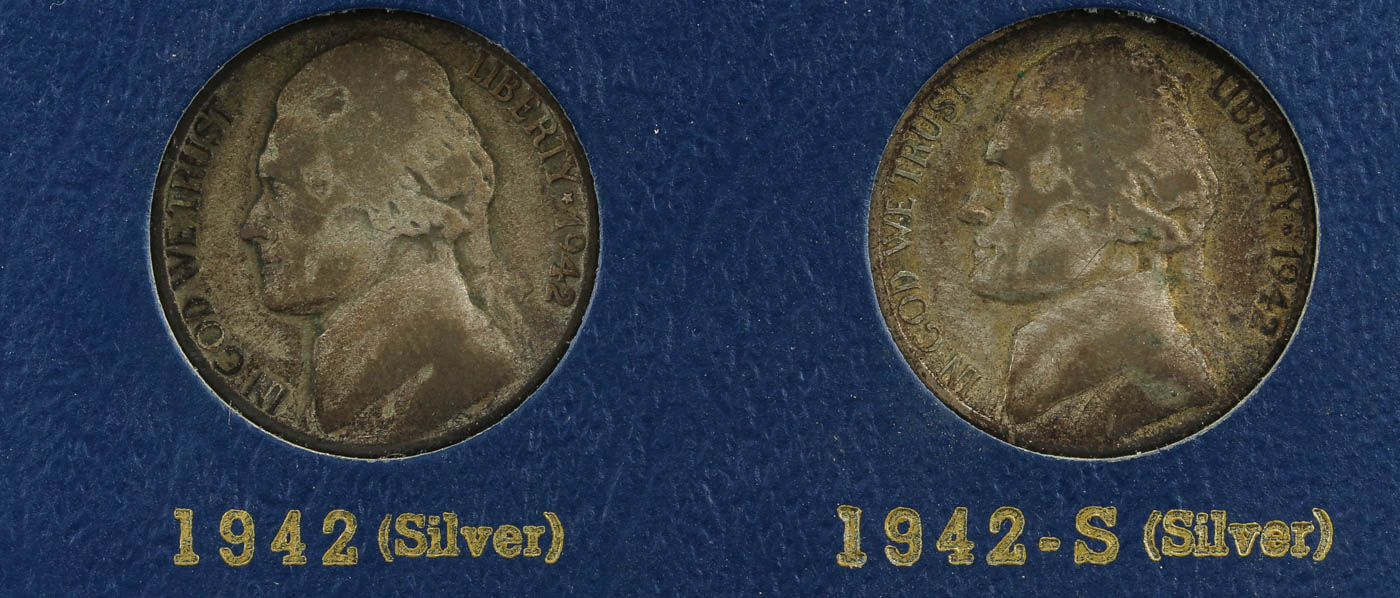 Group of Over One Hundred Lincoln Cents and Thirteen Jefferson Nickels