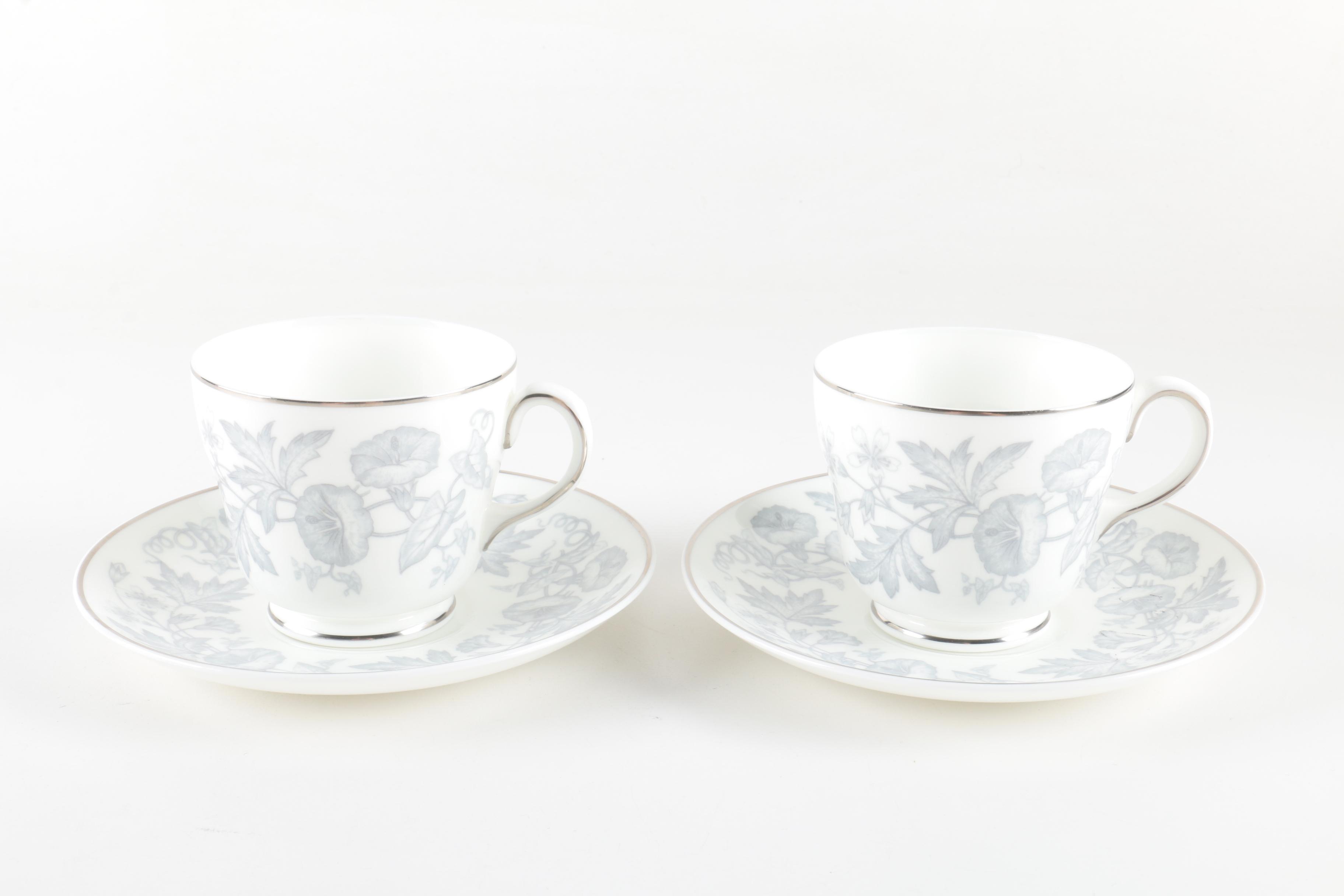 Vintage Wedgwood "Wildflower Gray" Place Settings 1962-64