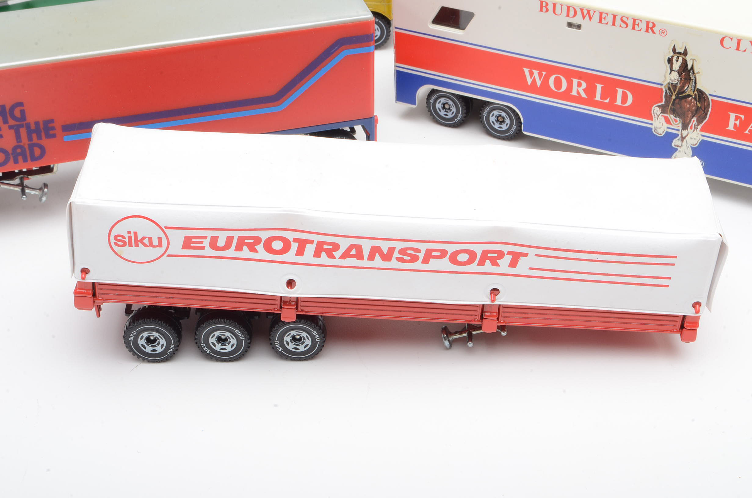 Group of Vintage German Die Cast Toy Trucks