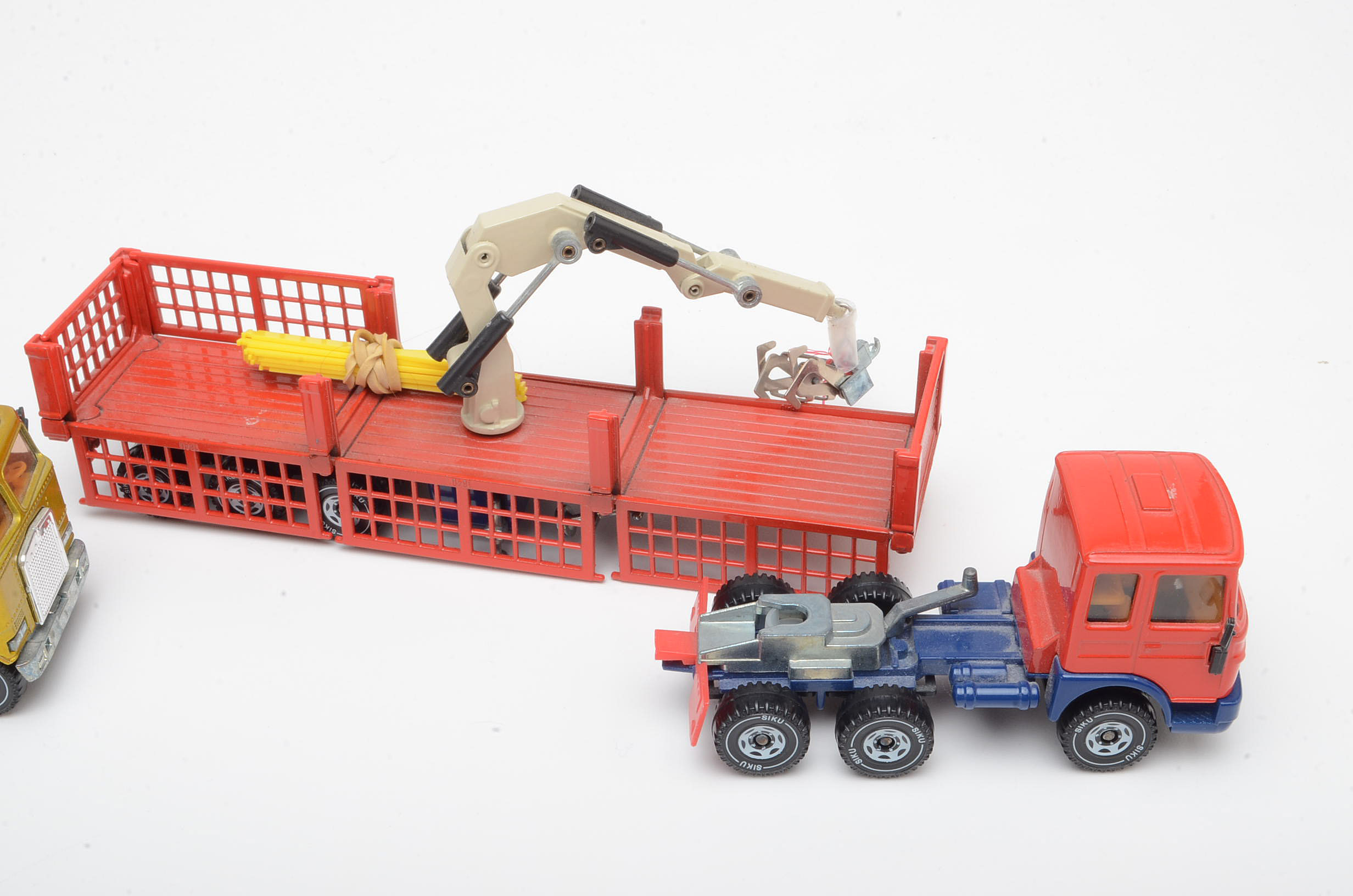 Group of Vintage German Die Cast Toy Trucks