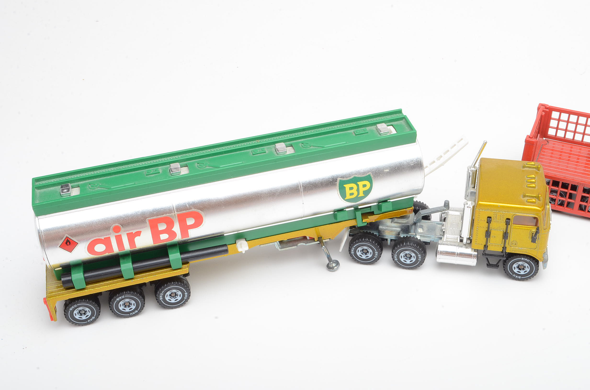 Group of Vintage German Die Cast Toy Trucks