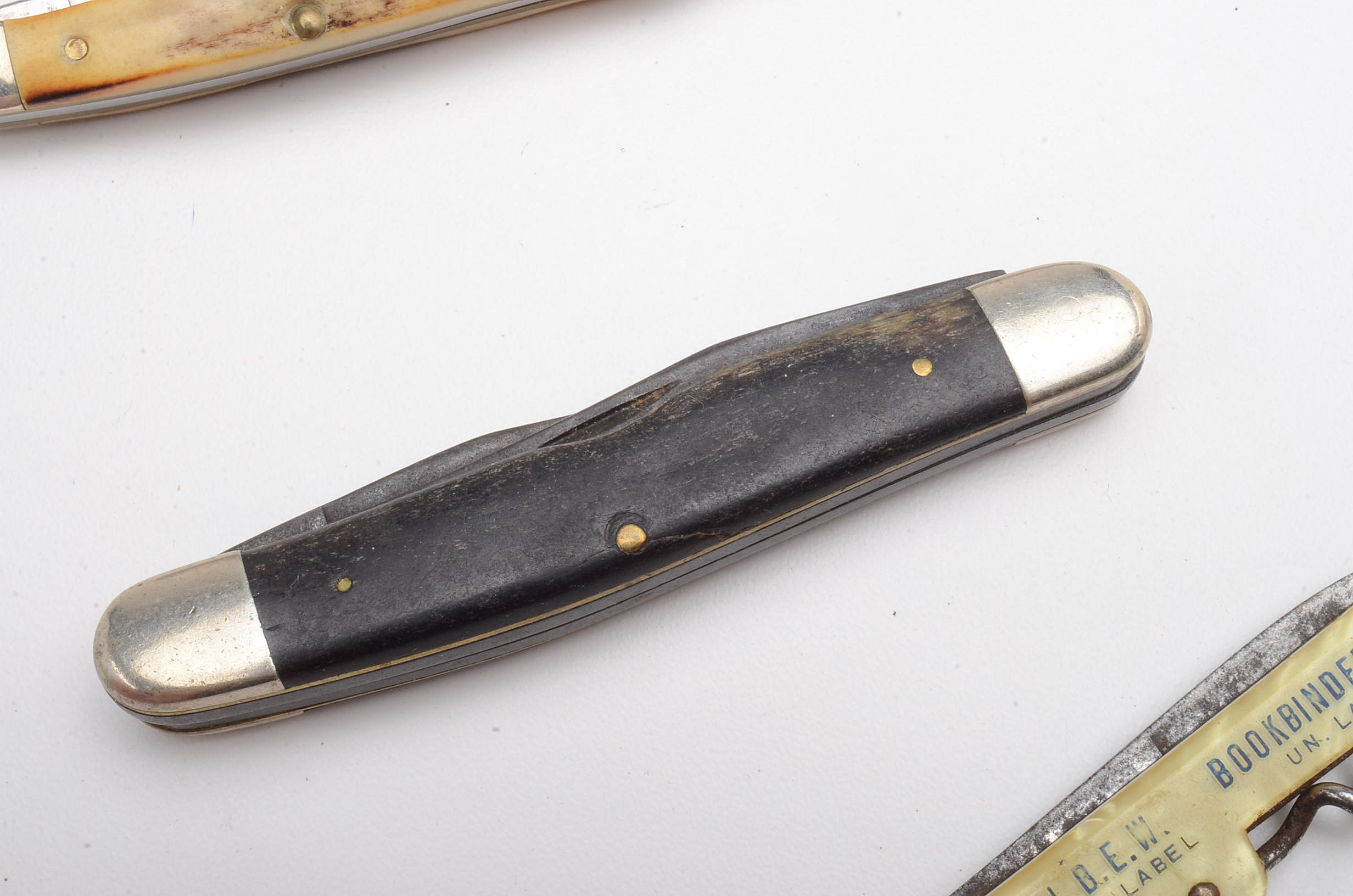 Vintage Pocket Knives including Case Mini Copperhead