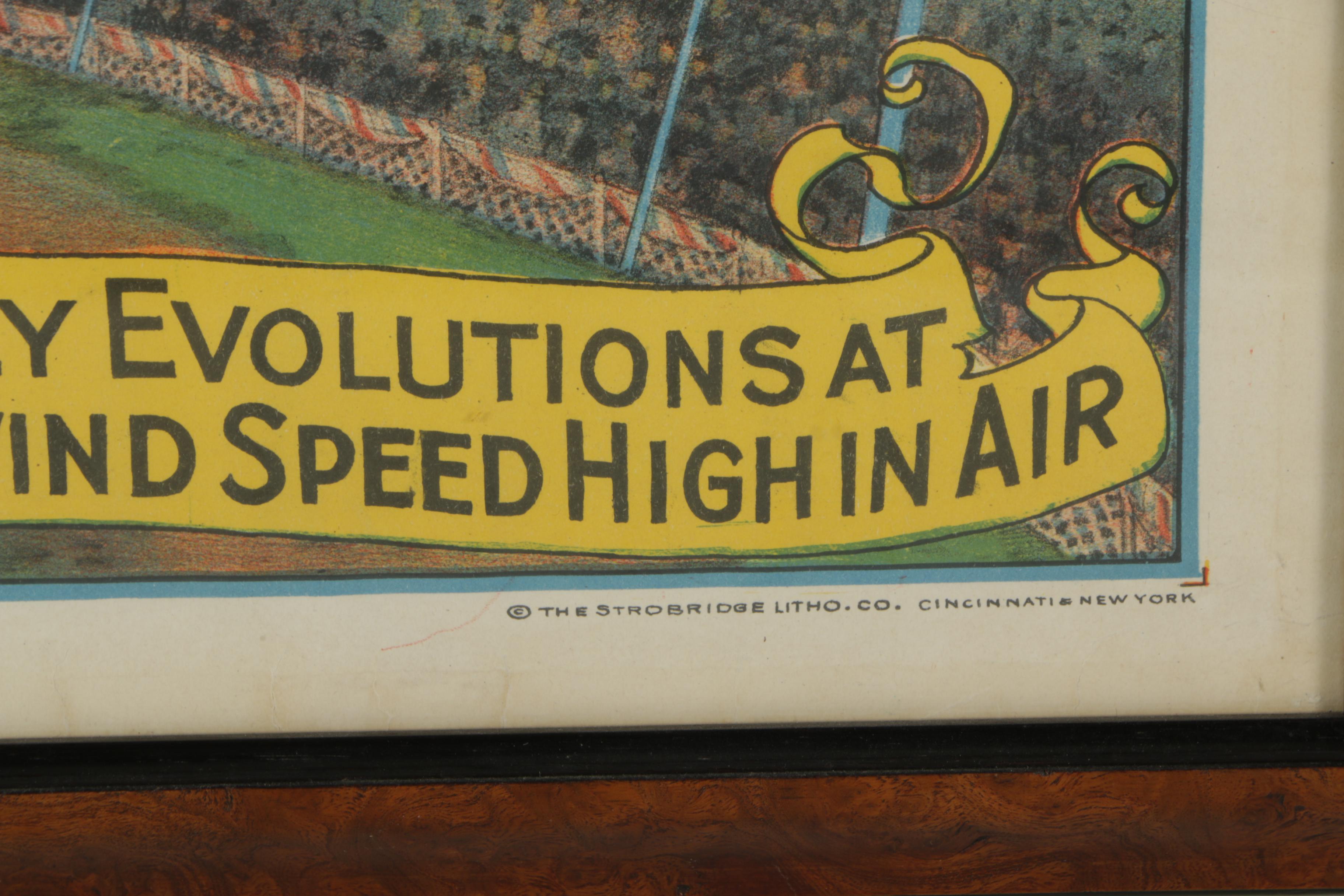 Ringling Bros and Barnum & Bailey Color Lithograph Advertisement