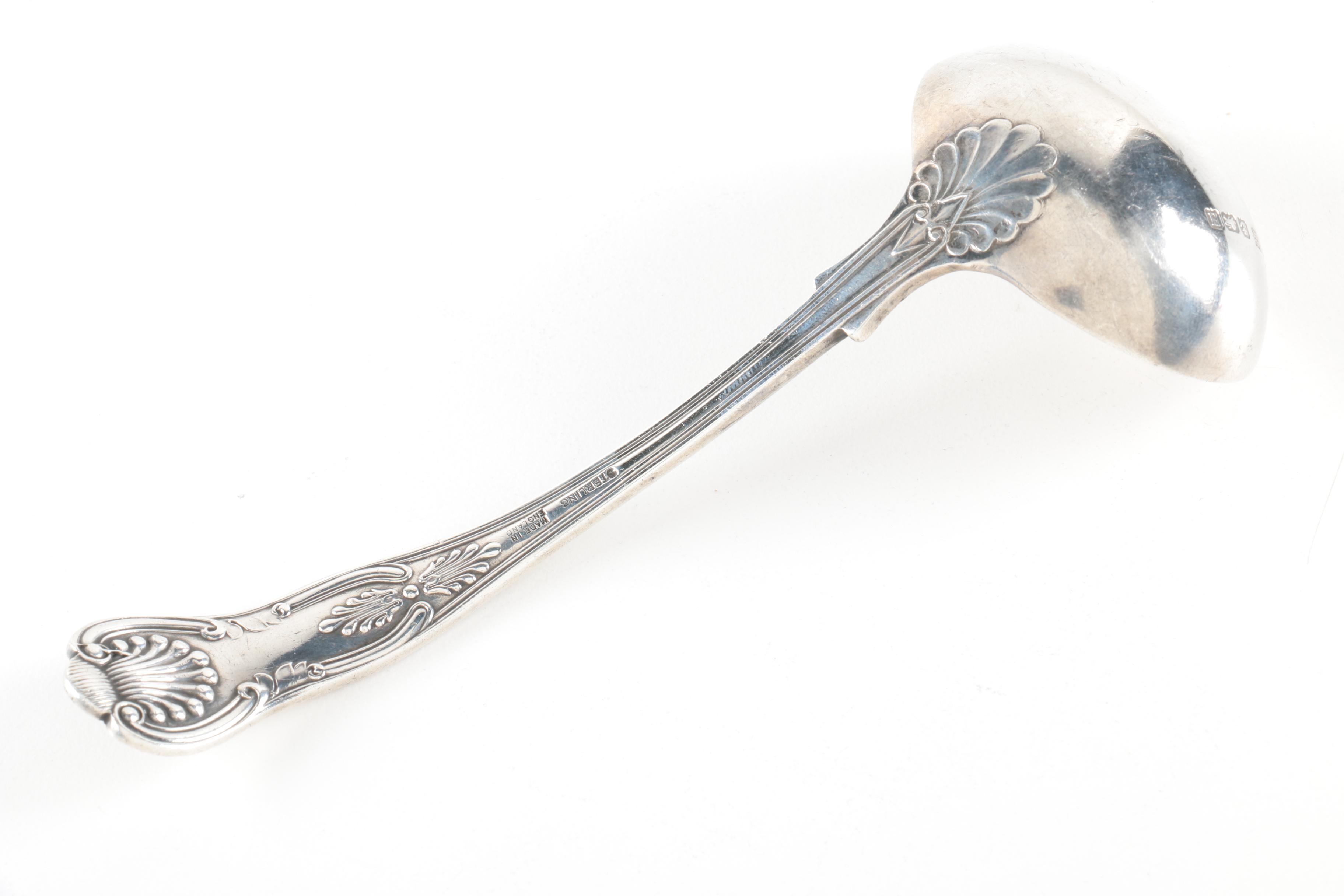 1932 Barker Brothers Sterling Silver Ladle and Assorted Tableware