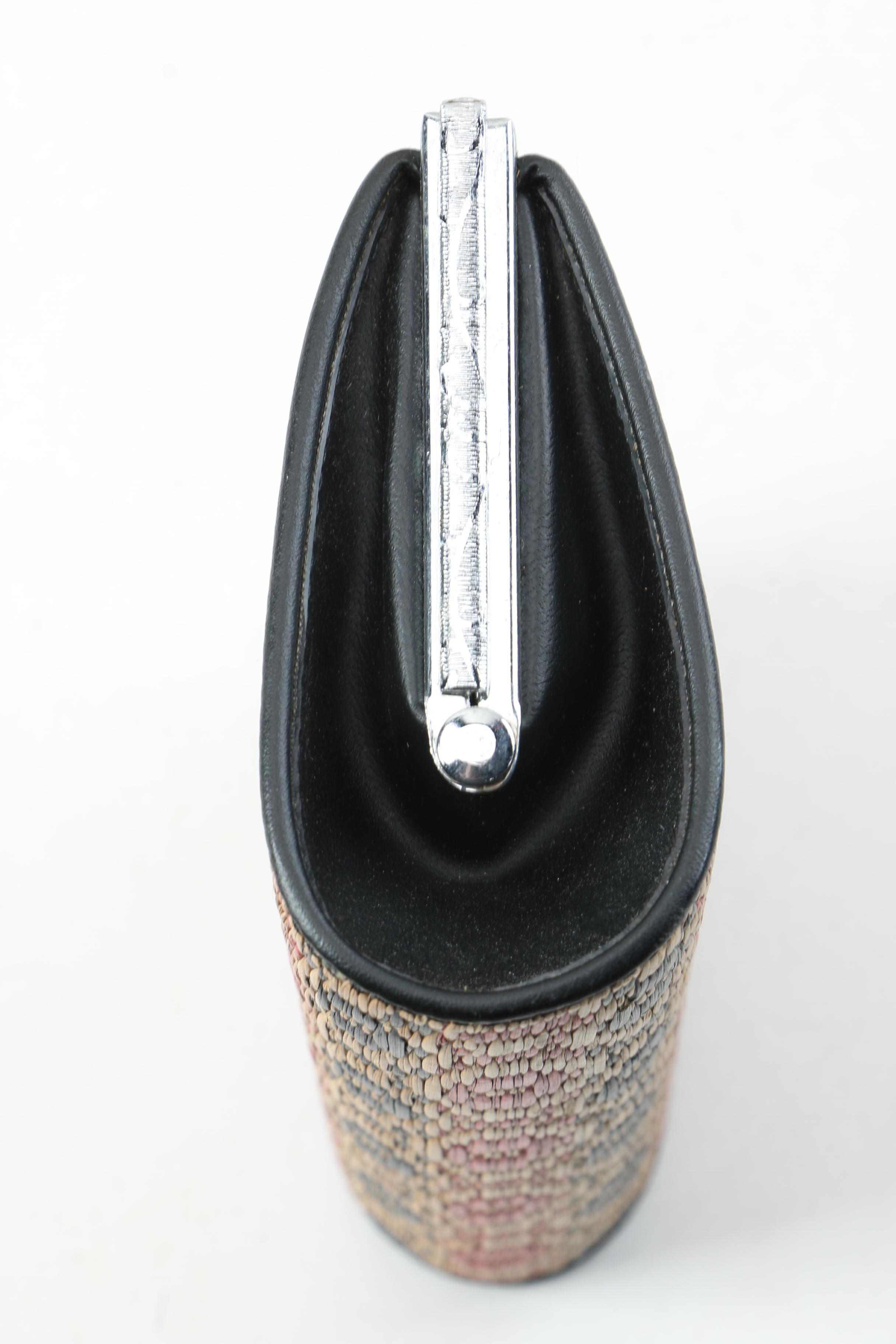 Vintage Cork and Woven Straw Handbags Including Stuart Weitzman and Victor Costa