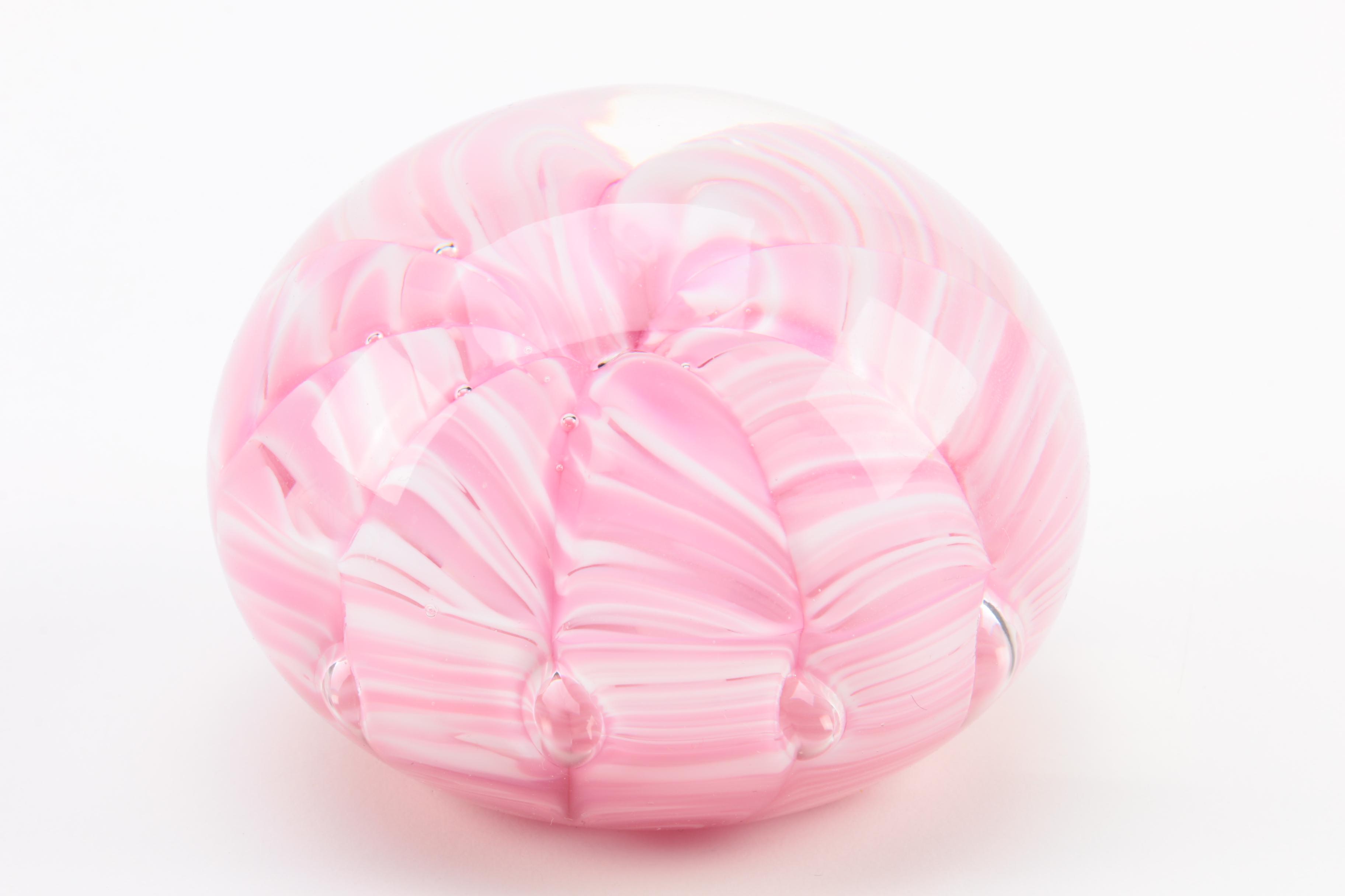 Art Glass Paperweights Featuring Joe St. Clair and Joe Rice