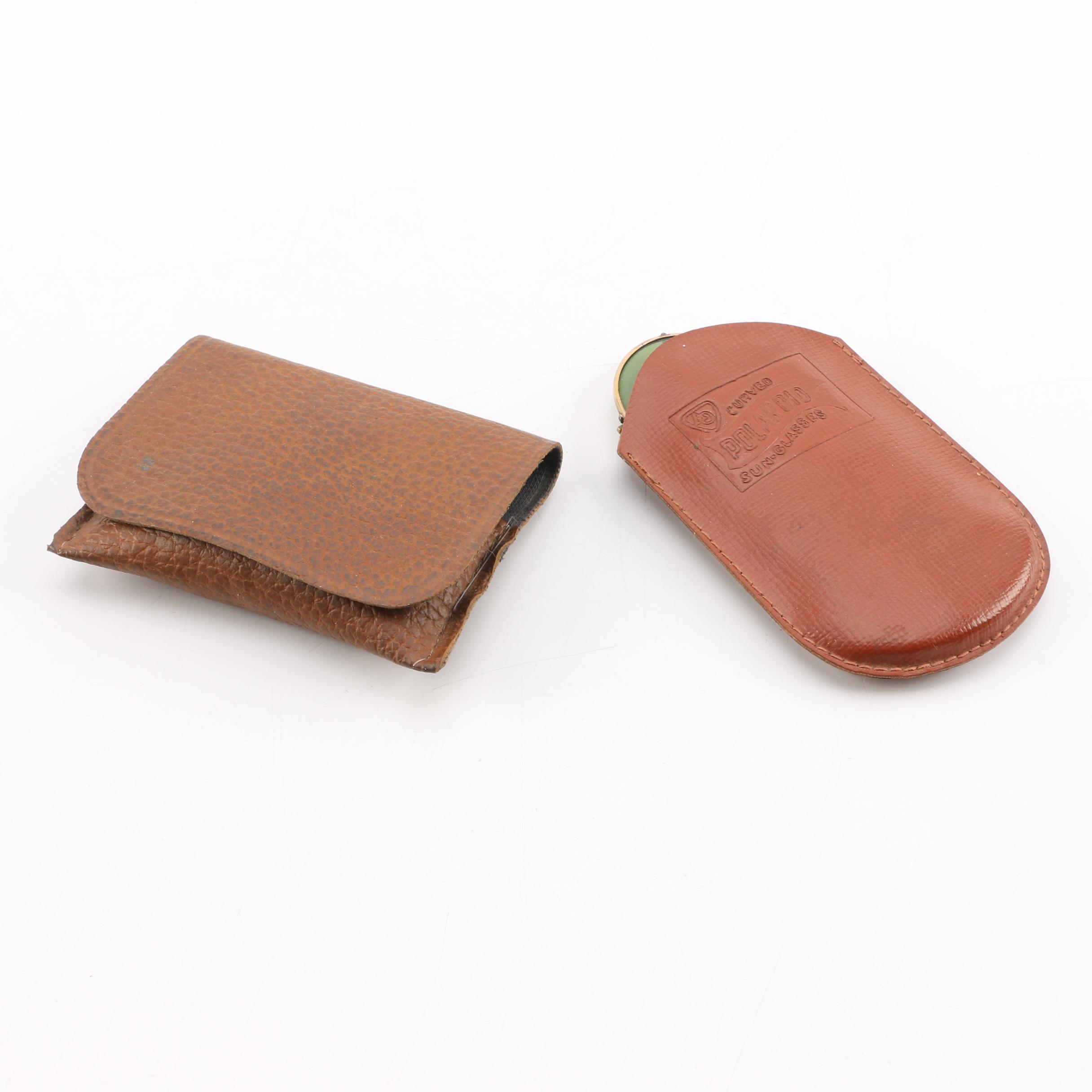 Vintage AO Polaroid Curveo Sunglasses and Opticaid Magnifying Eyeglasses