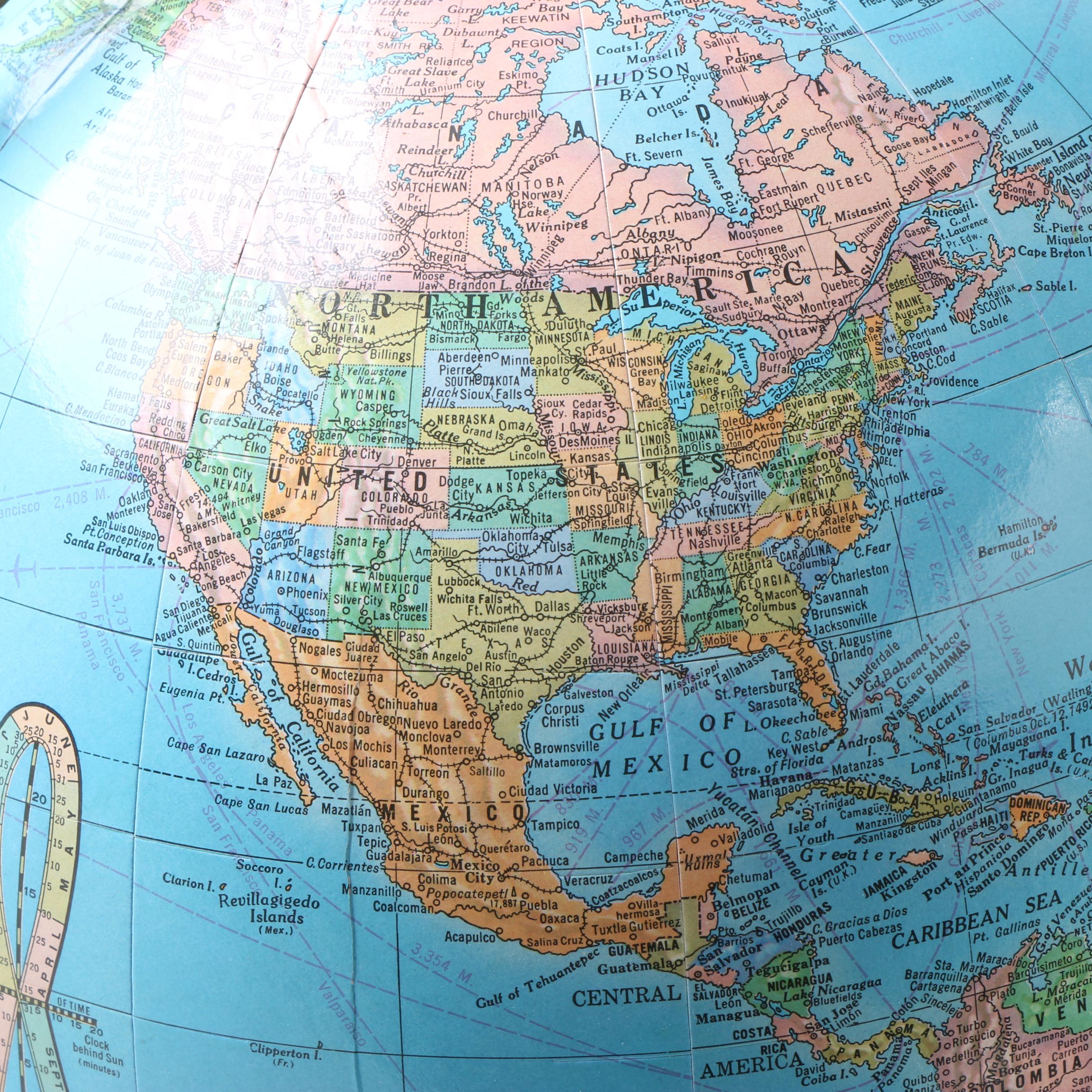 Cram's Imperial World Globe