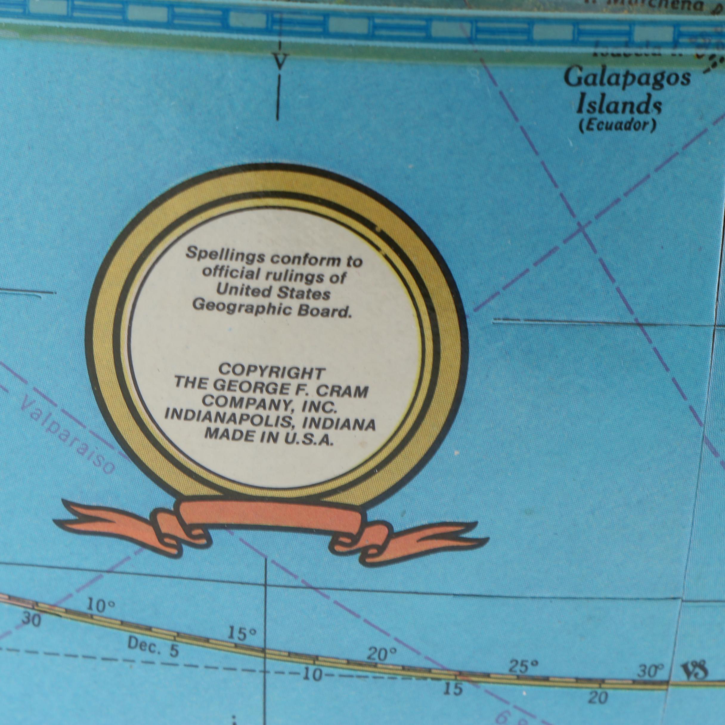 Cram's Imperial World Globe