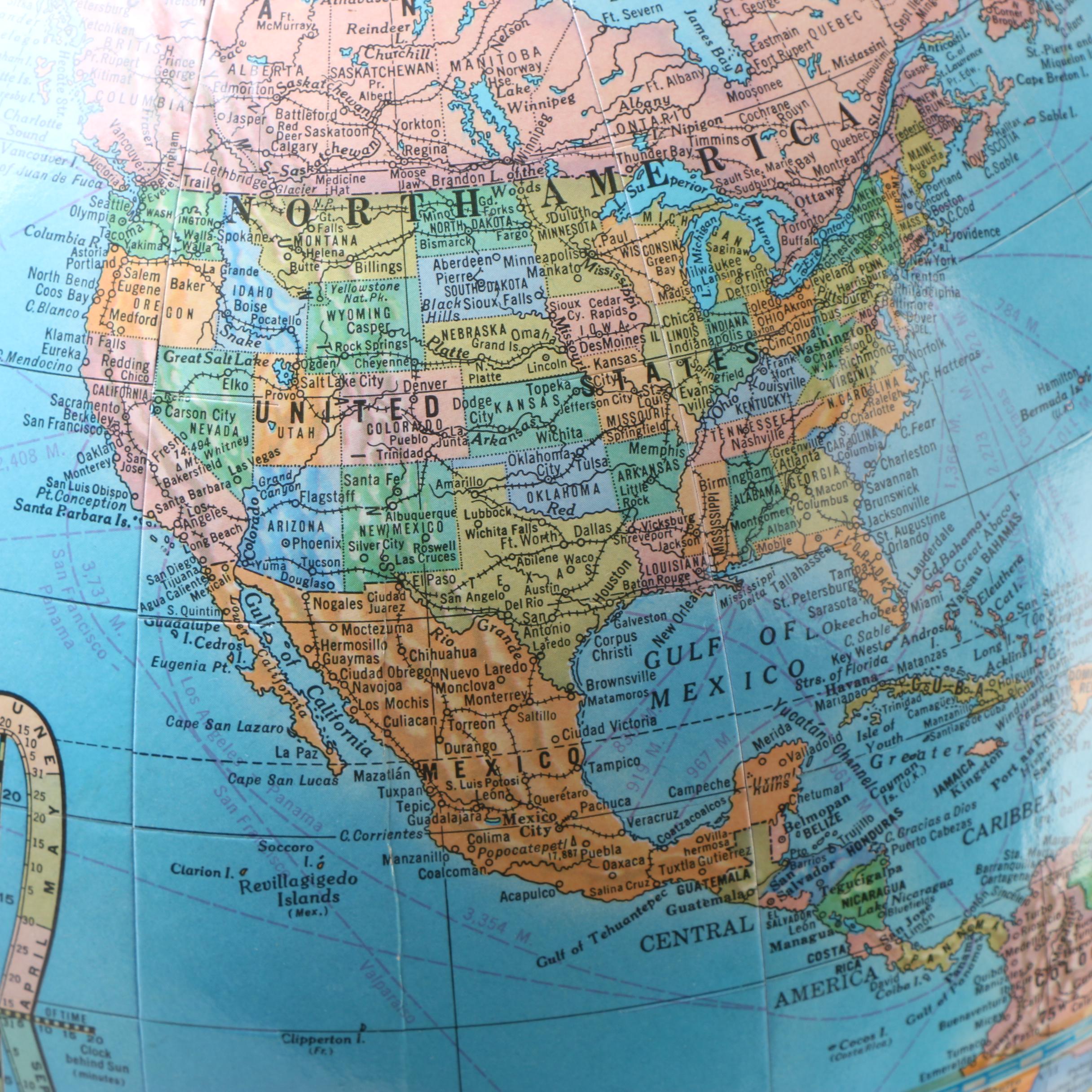 Cram's Imperial World Globe