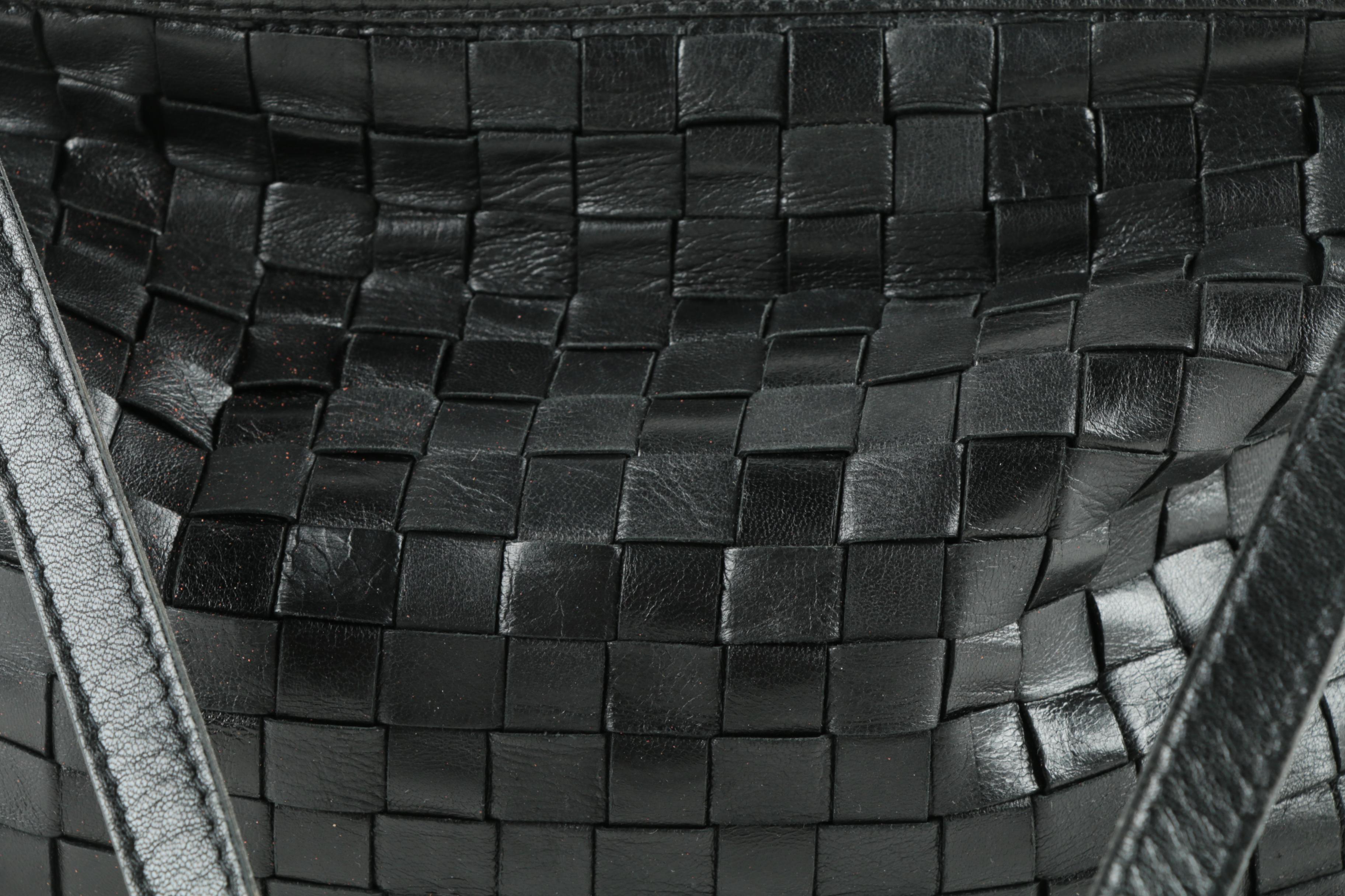 Black Leather and Snakeskin Handbags Including Desmo