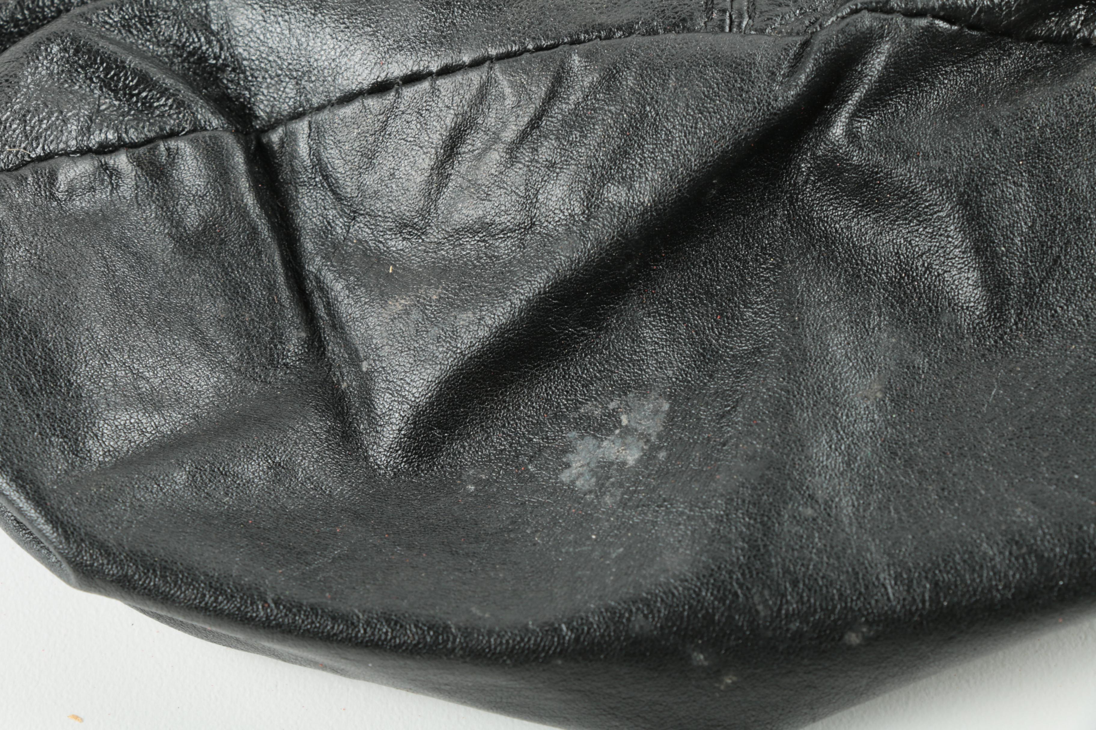 Black Leather and Snakeskin Handbags Including Desmo
