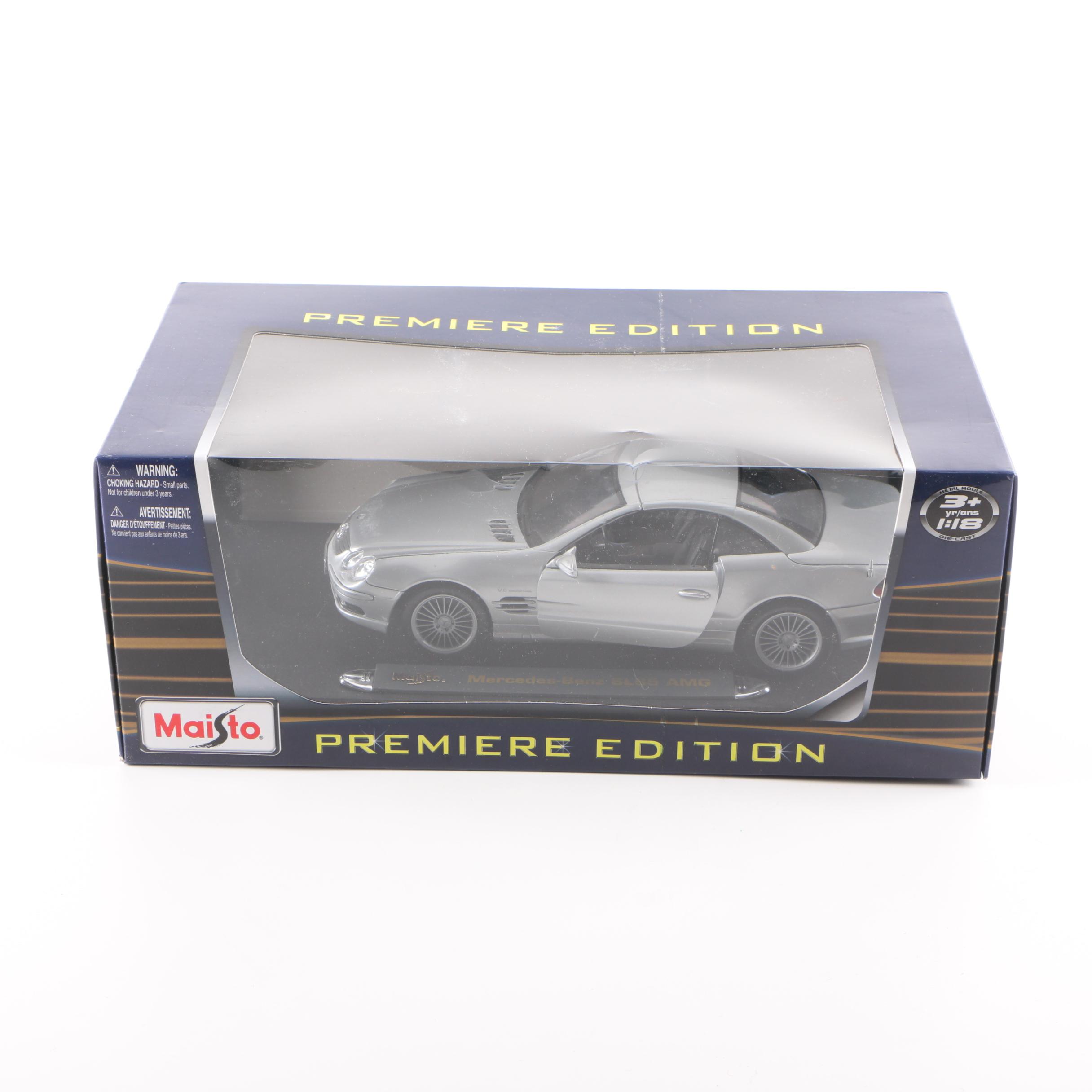 1:18 Scale Mercedes-Benz SL55 AMG Premiere Edition by Maisto