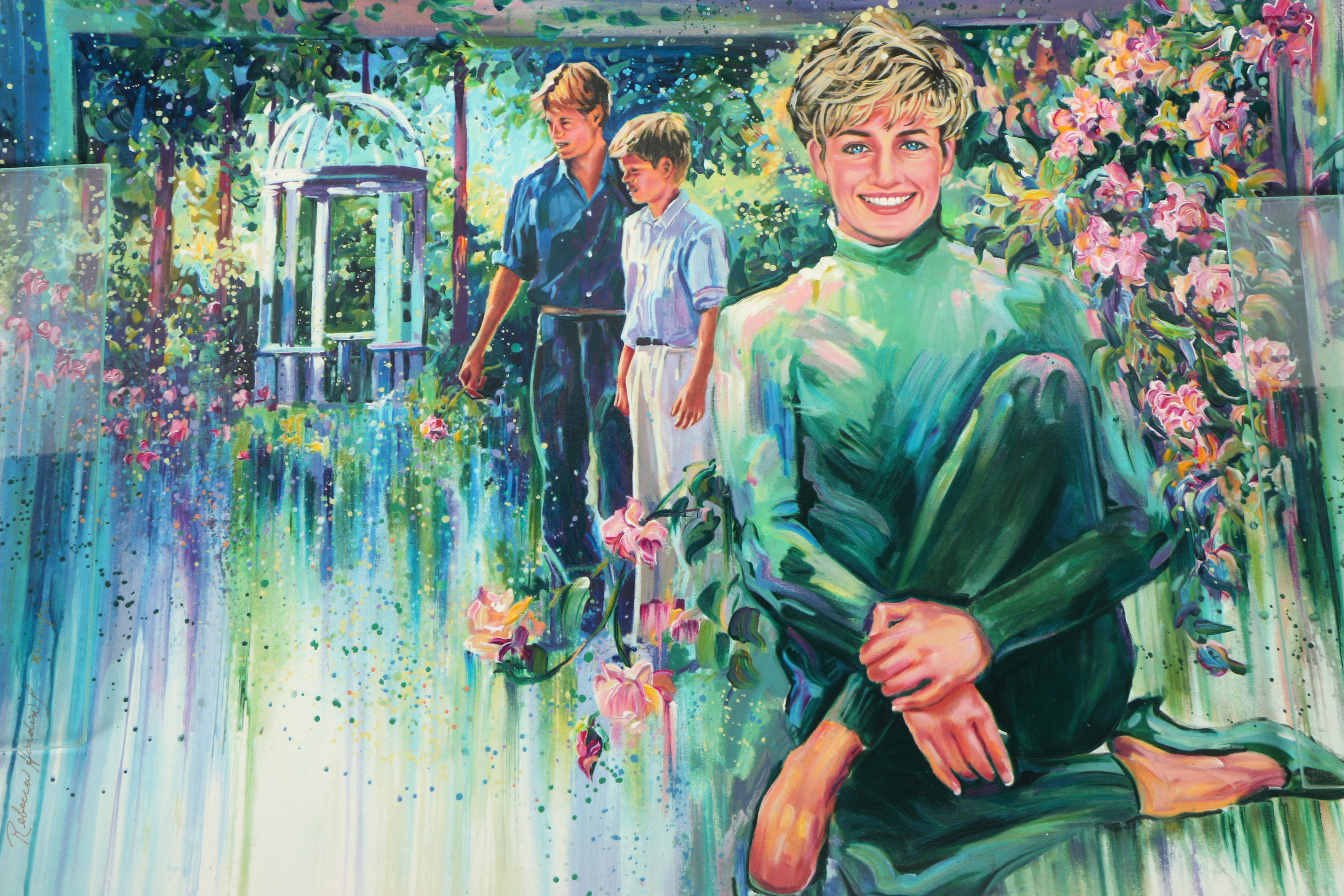 Rebecca Hardin Serigraph "The English Rose"