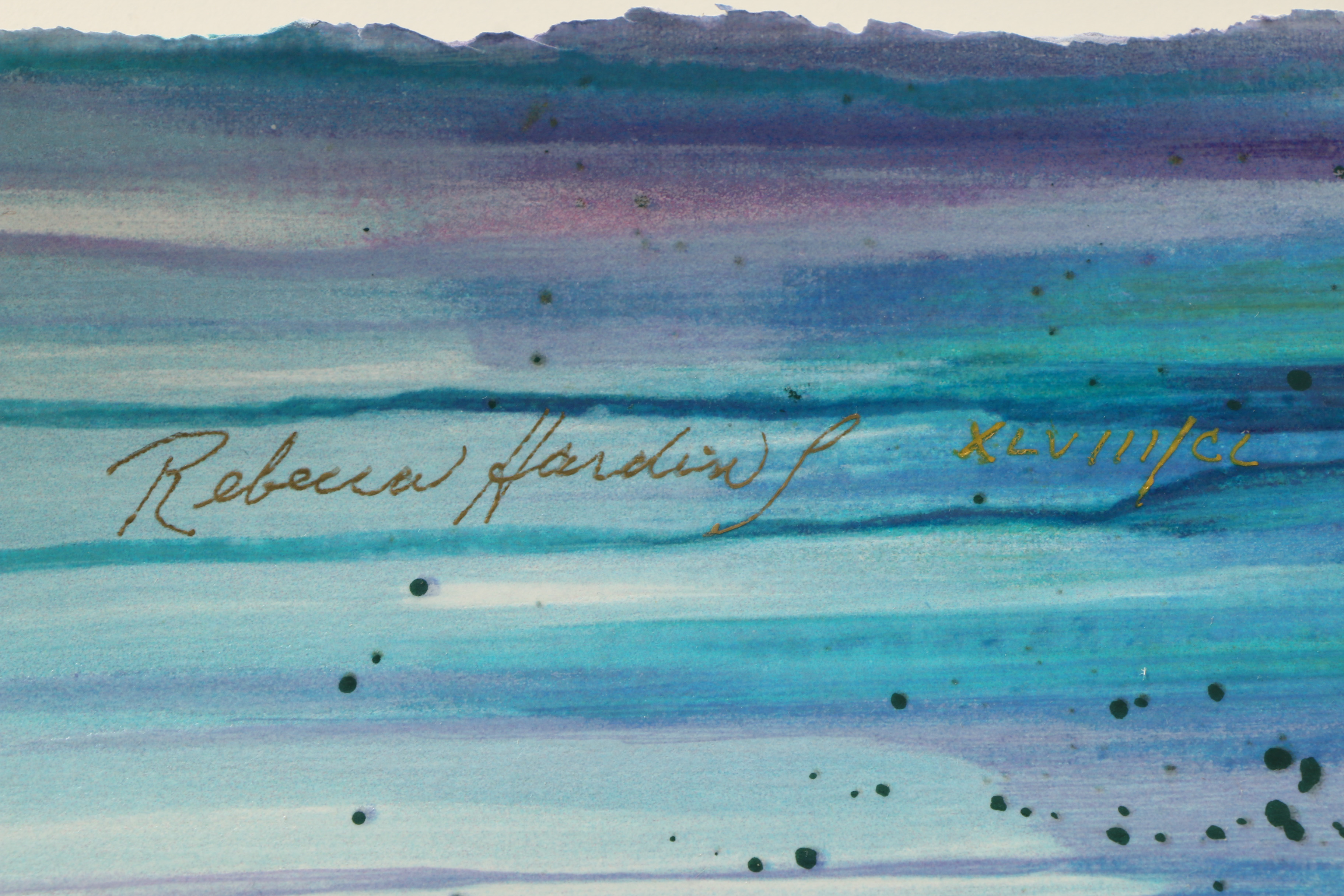 Rebecca Hardin Serigraph "The English Rose"