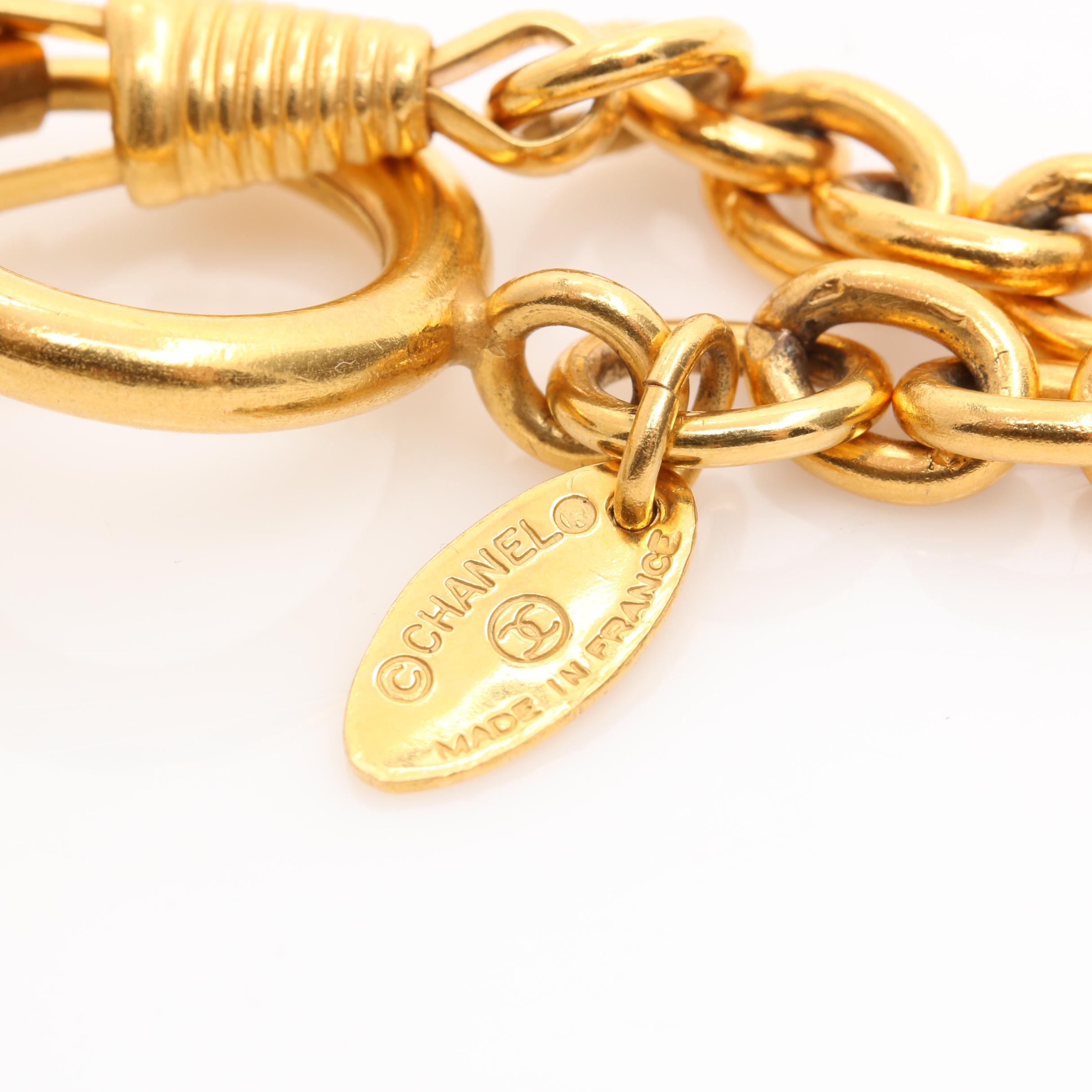 Circa 1980s Chanel Gold Tone Necklace