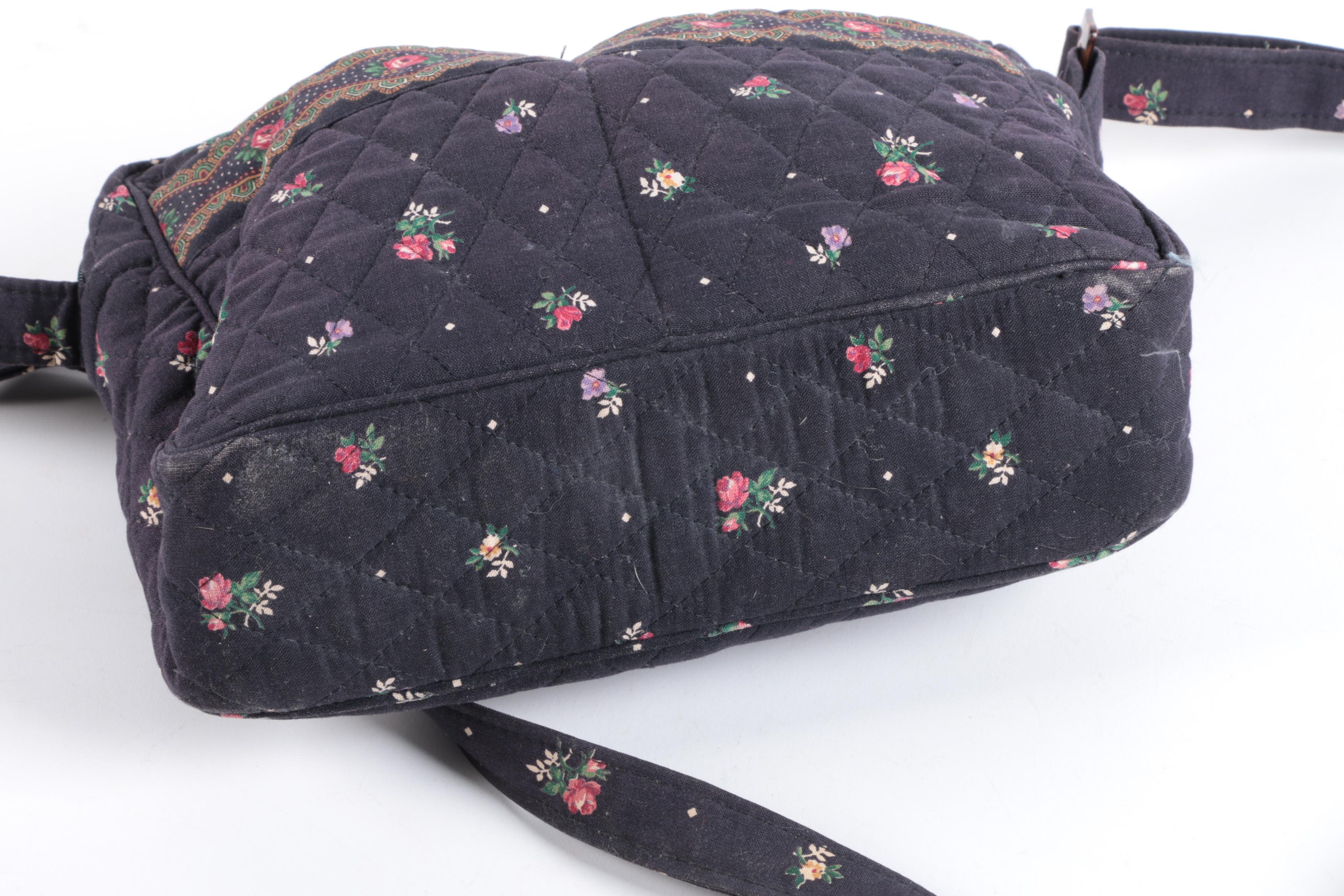Modern and Vintage Vera Bradley Quilted Cotton Print Handbags