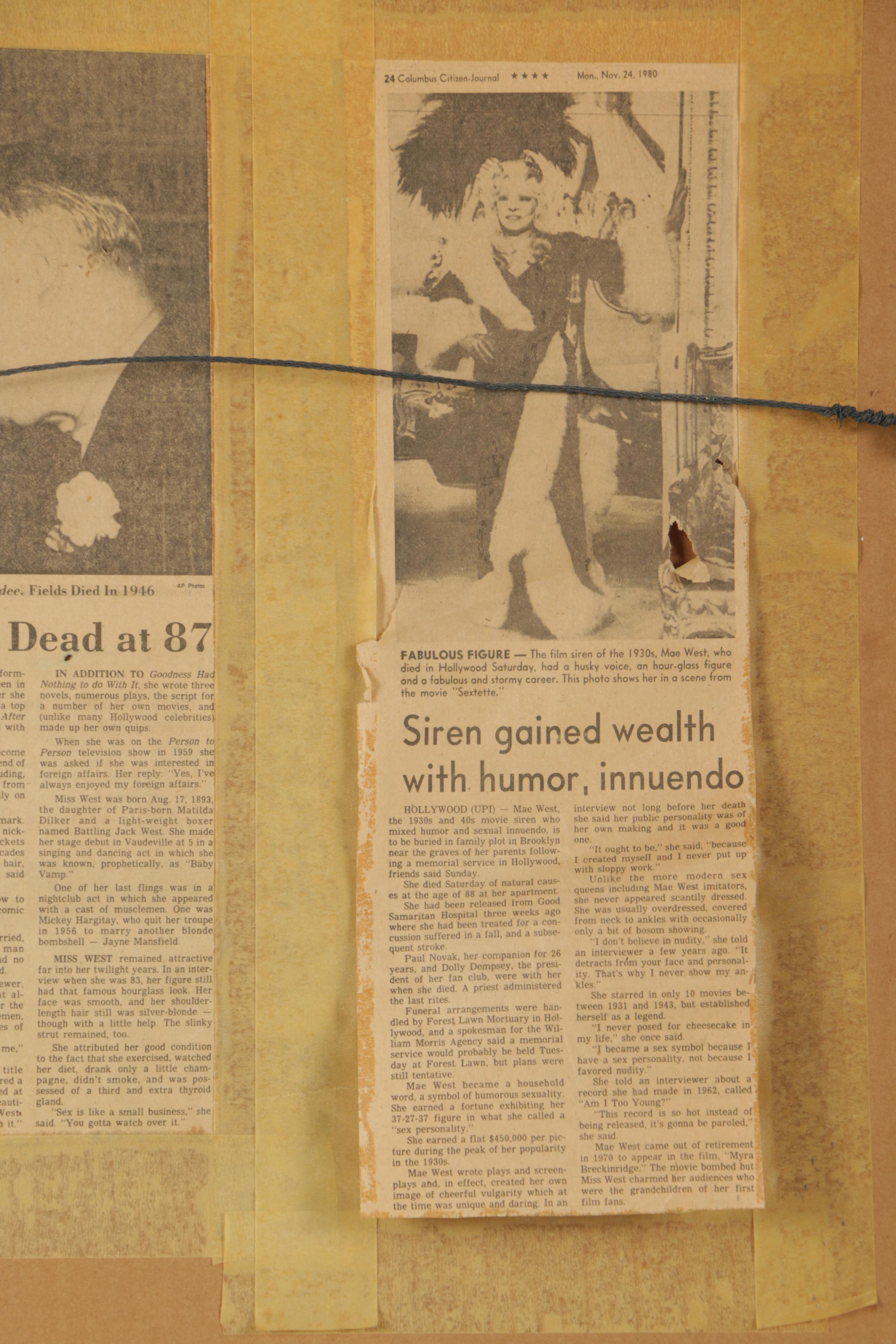 Reproduction Movie Poster for Mae West's "Every Day's a Holiday"