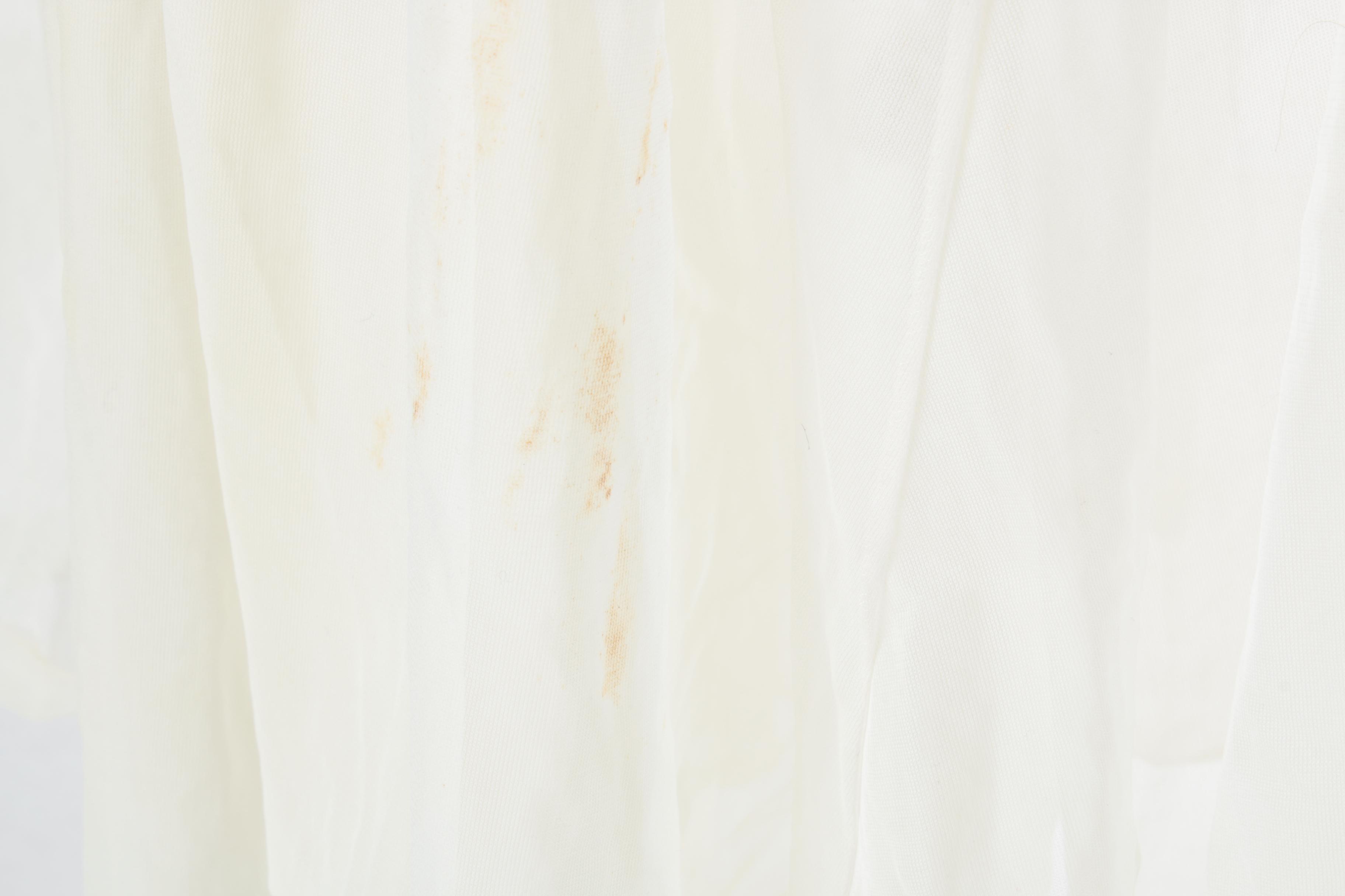 Vintage Elsa Schiaparelli Sheer House Robe with Embroidered Flowers