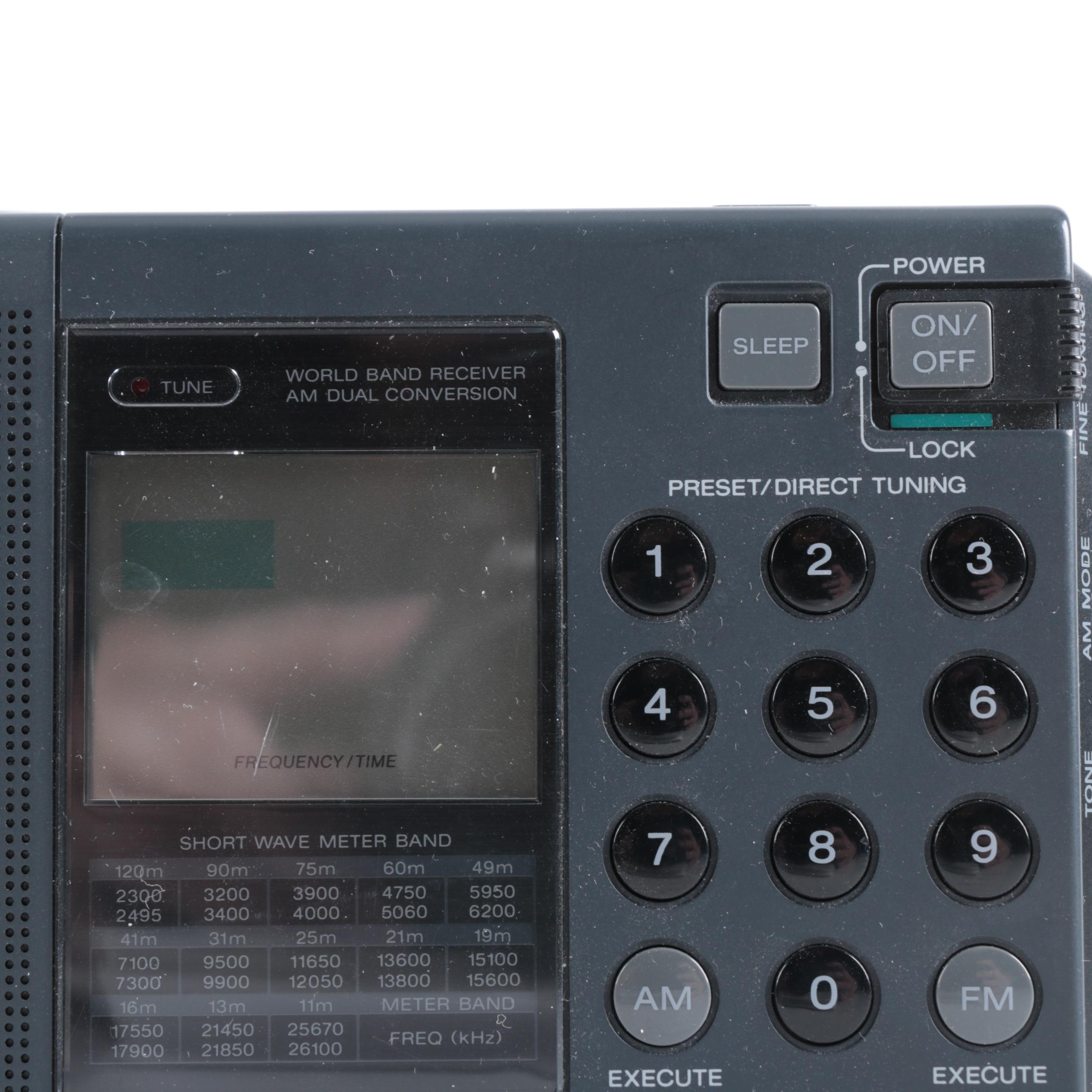 Sony ICF-SW7600 World-Band Shortwave Radio Reciever