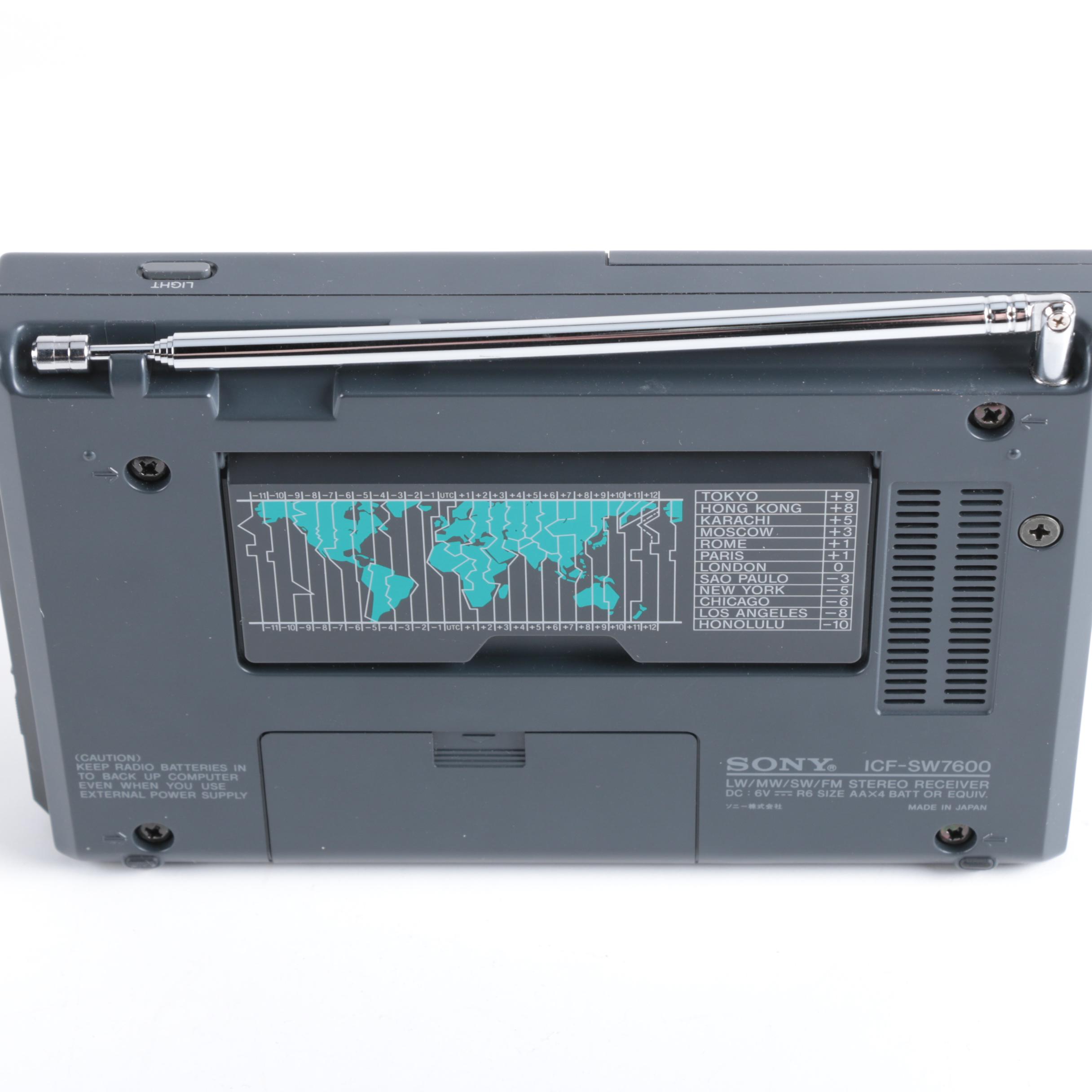 Sony ICF-SW7600 World-Band Shortwave Radio Reciever