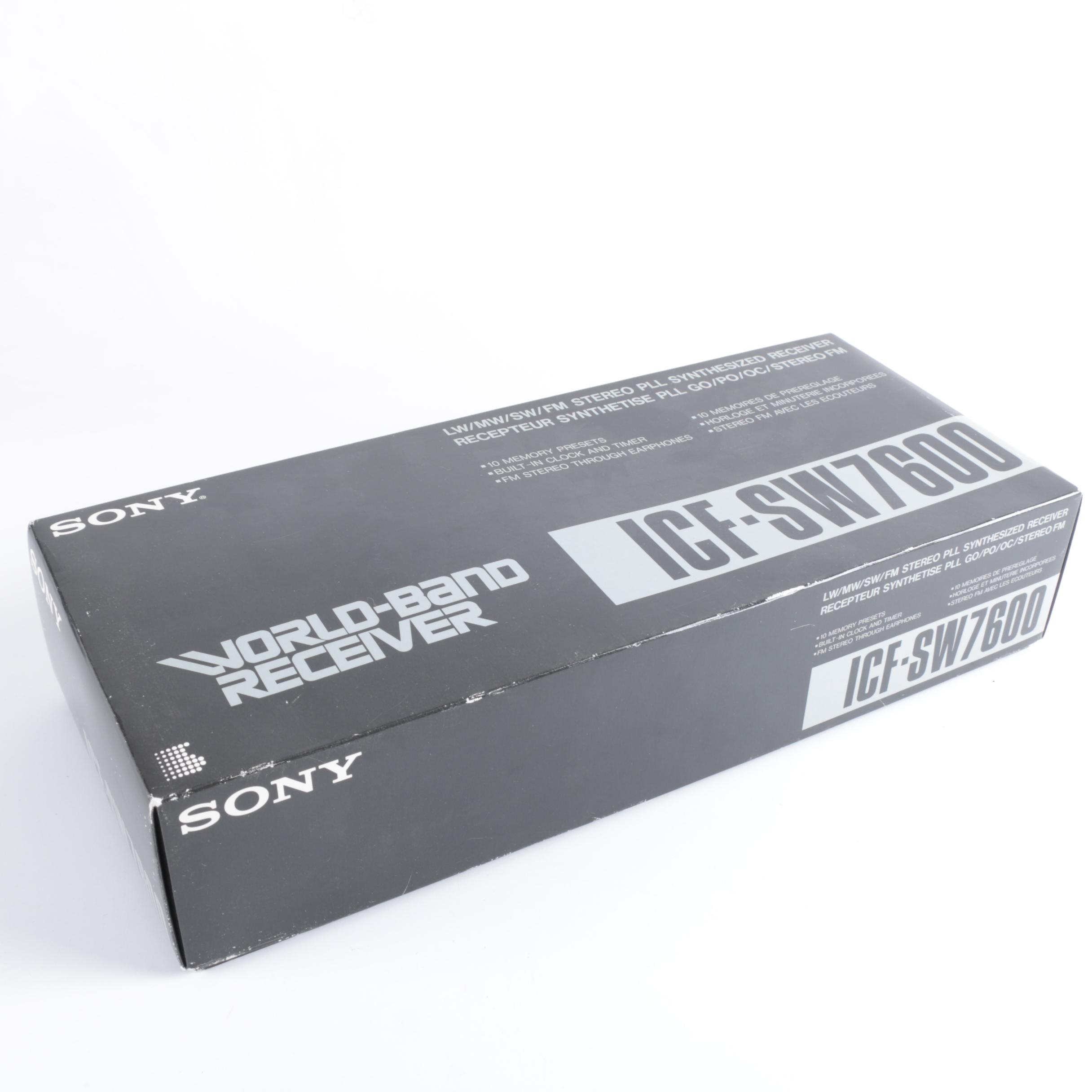 Sony ICF-SW7600 World-Band Shortwave Radio Reciever