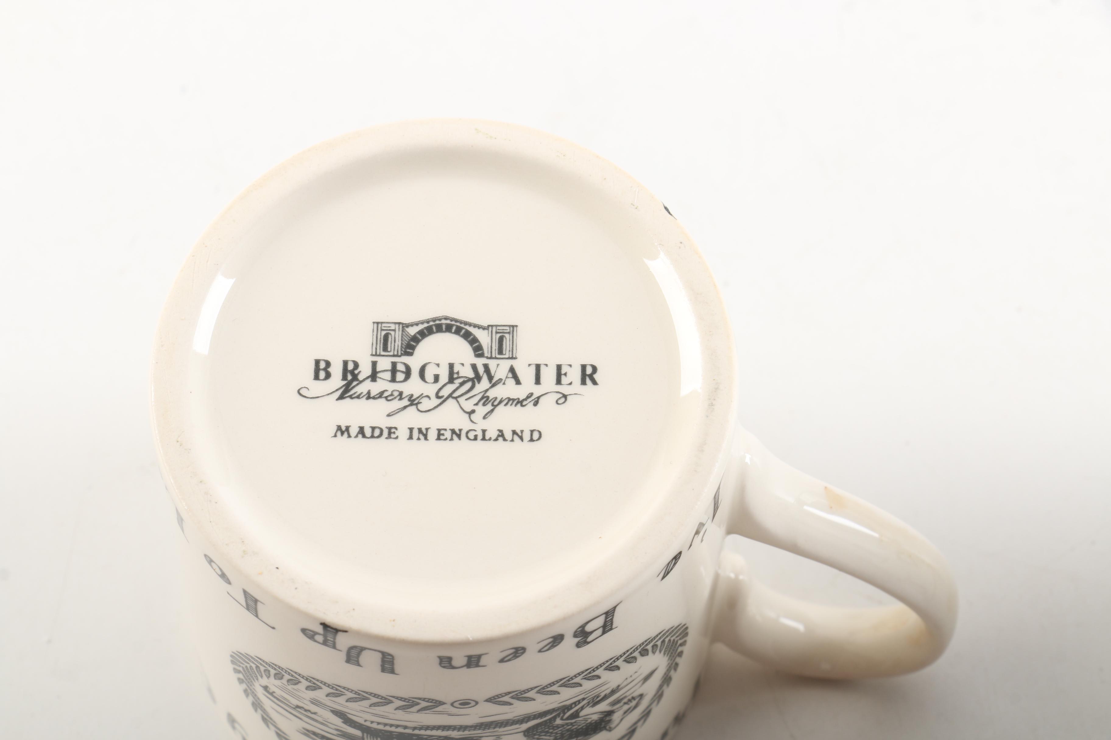 Spode "Edwardian Child" Coin Bank and Sadek "Hotch-Potch Alphabet" Mug