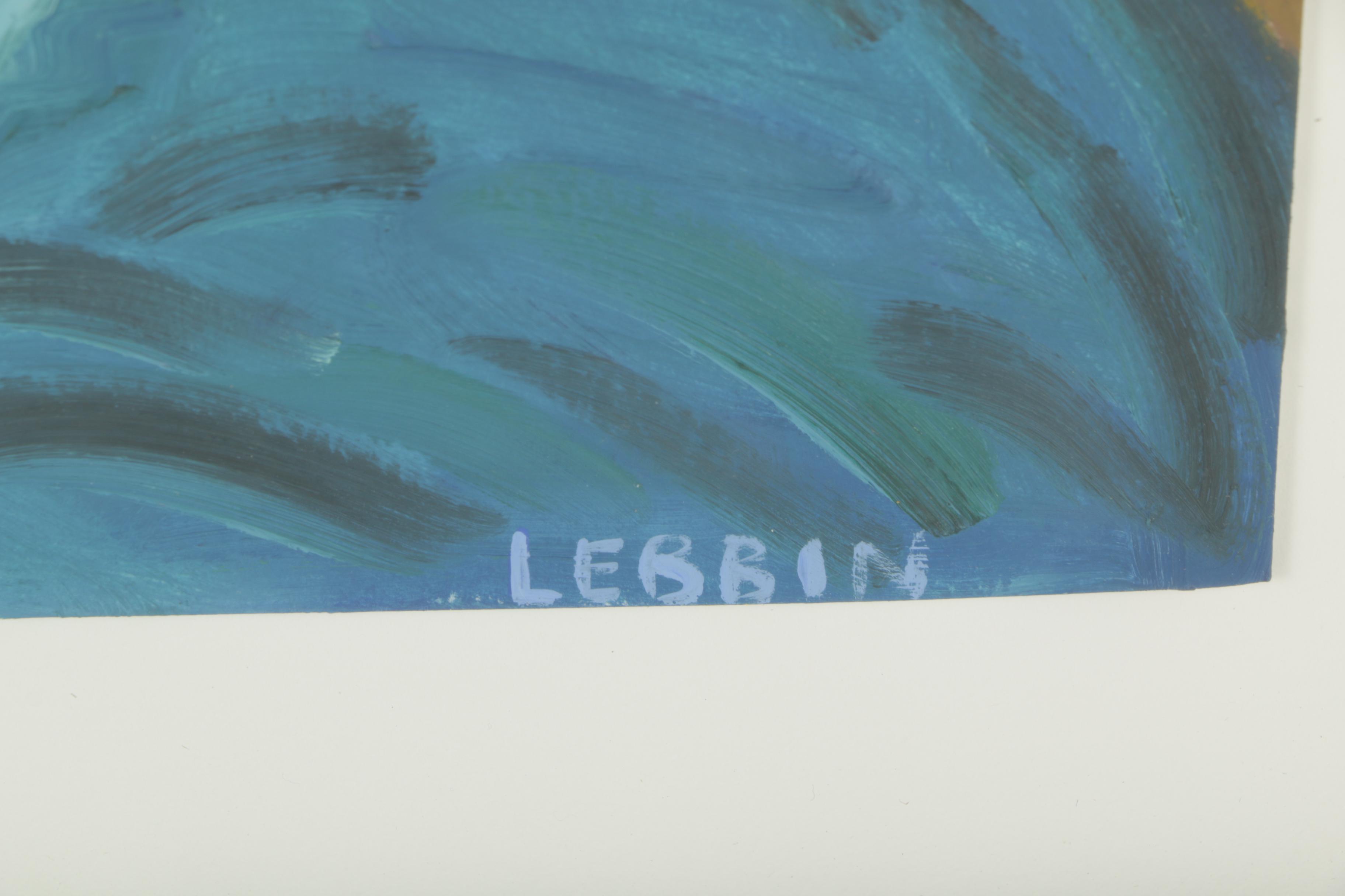 Carole Sue Lebbin Oil Painting of a Swimming Pool