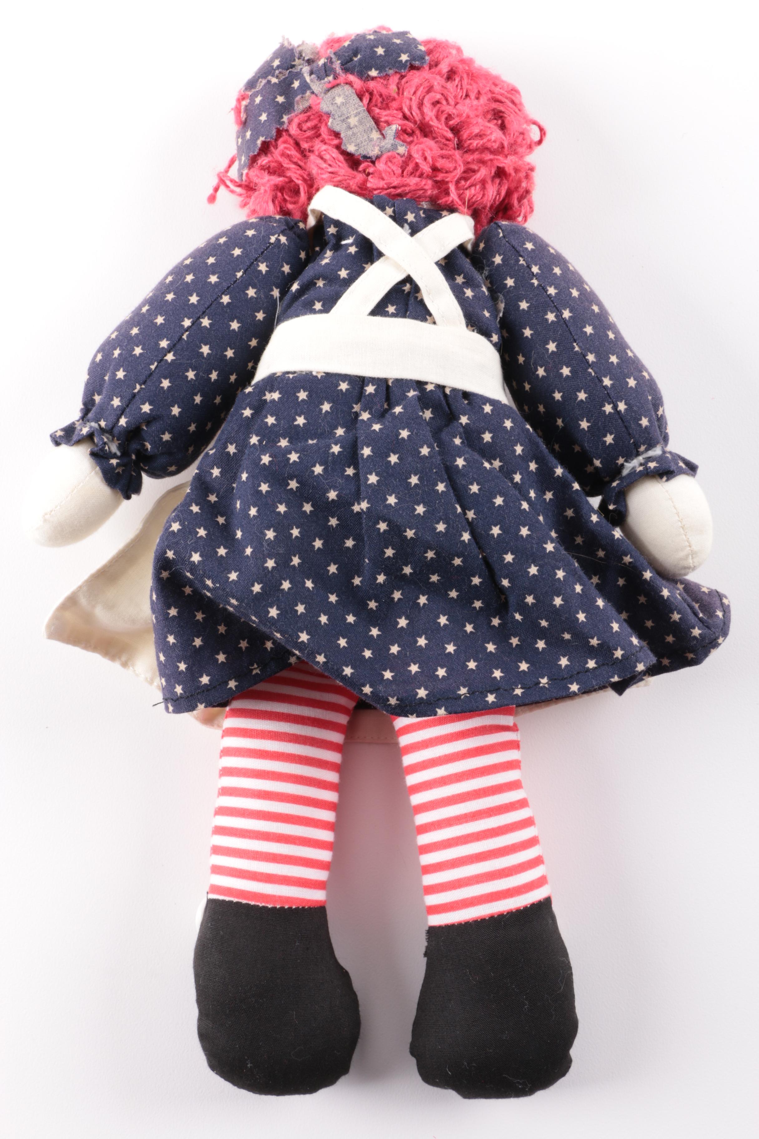 Vintage Hand Crafted "Raggedy Ann" Style Dolls