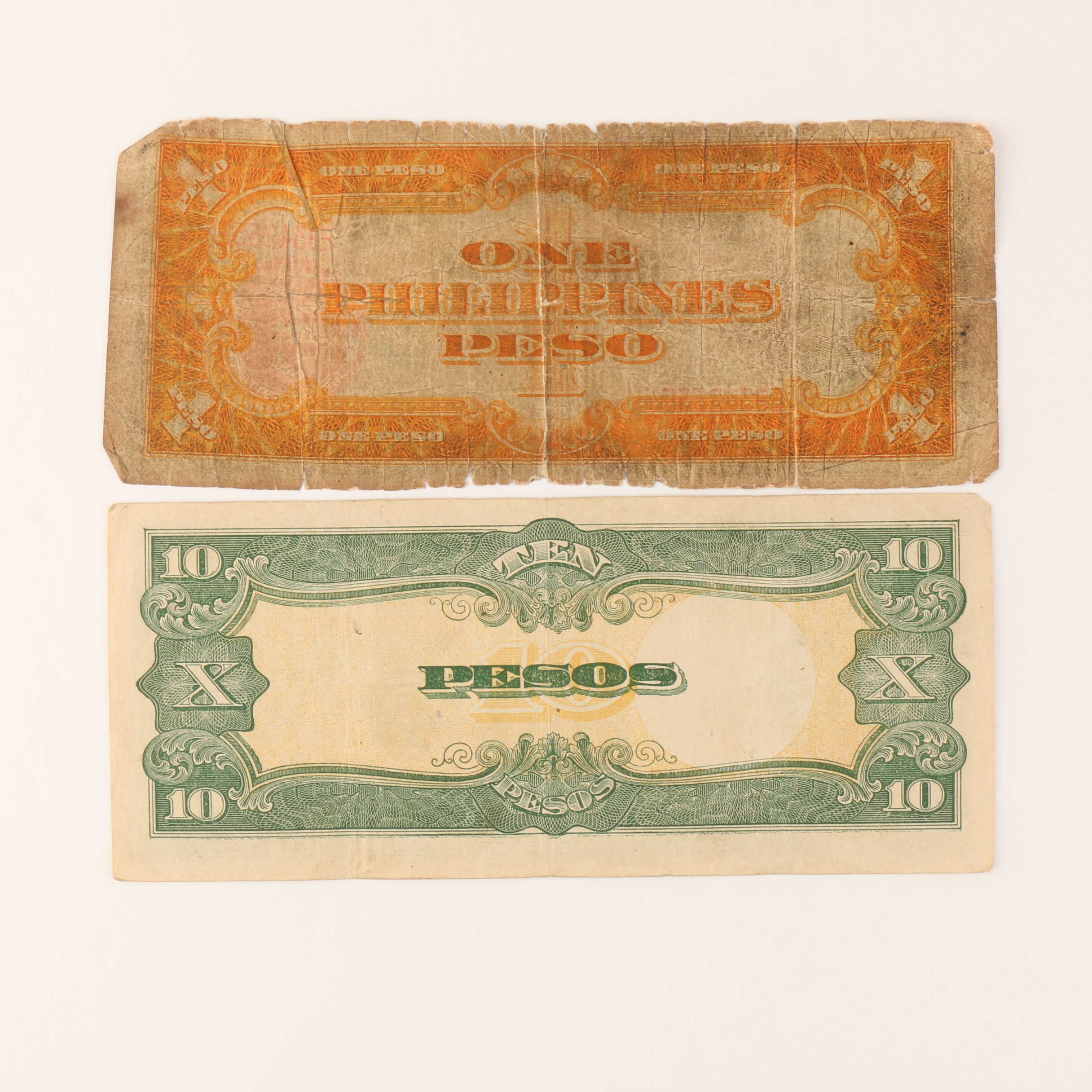 Thirteen WWII Era Foreign Banknotes