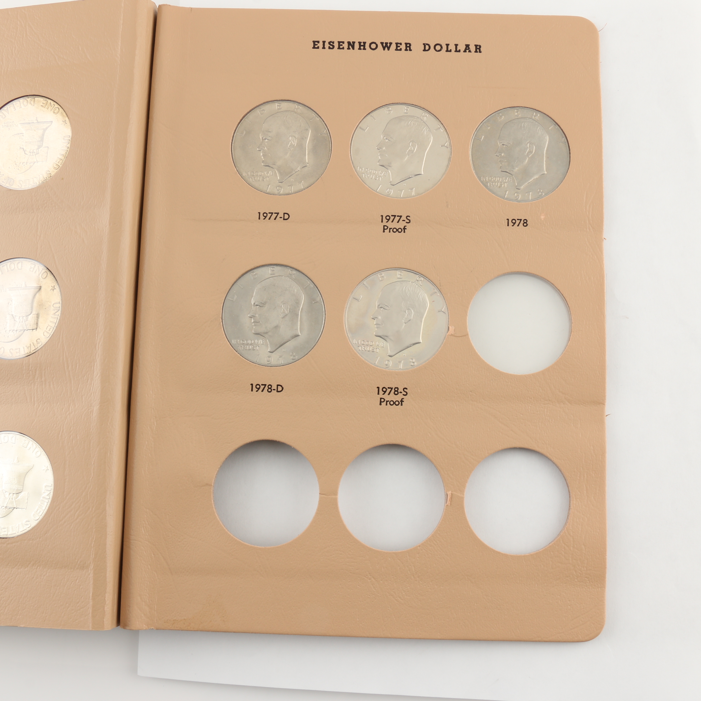 Complete Set of Proof and Uncirculated Eisenhower Dollars