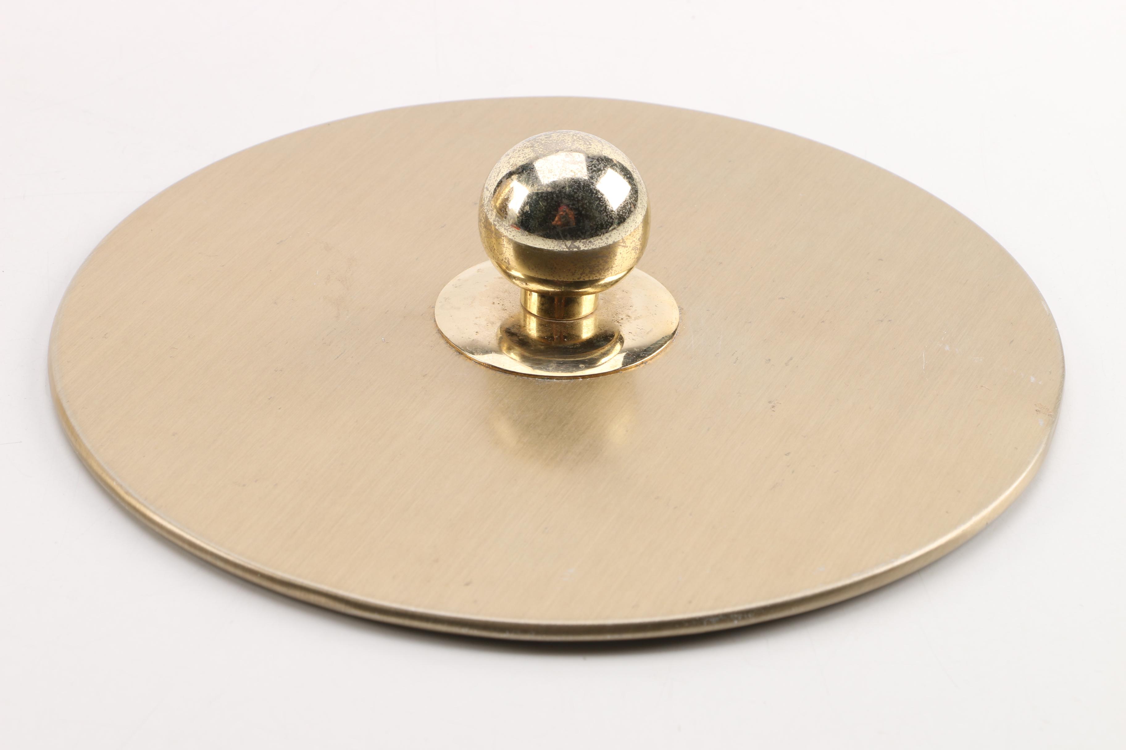 Mid Century Modern Georges Briard Gold Ice Bucket and Tongs