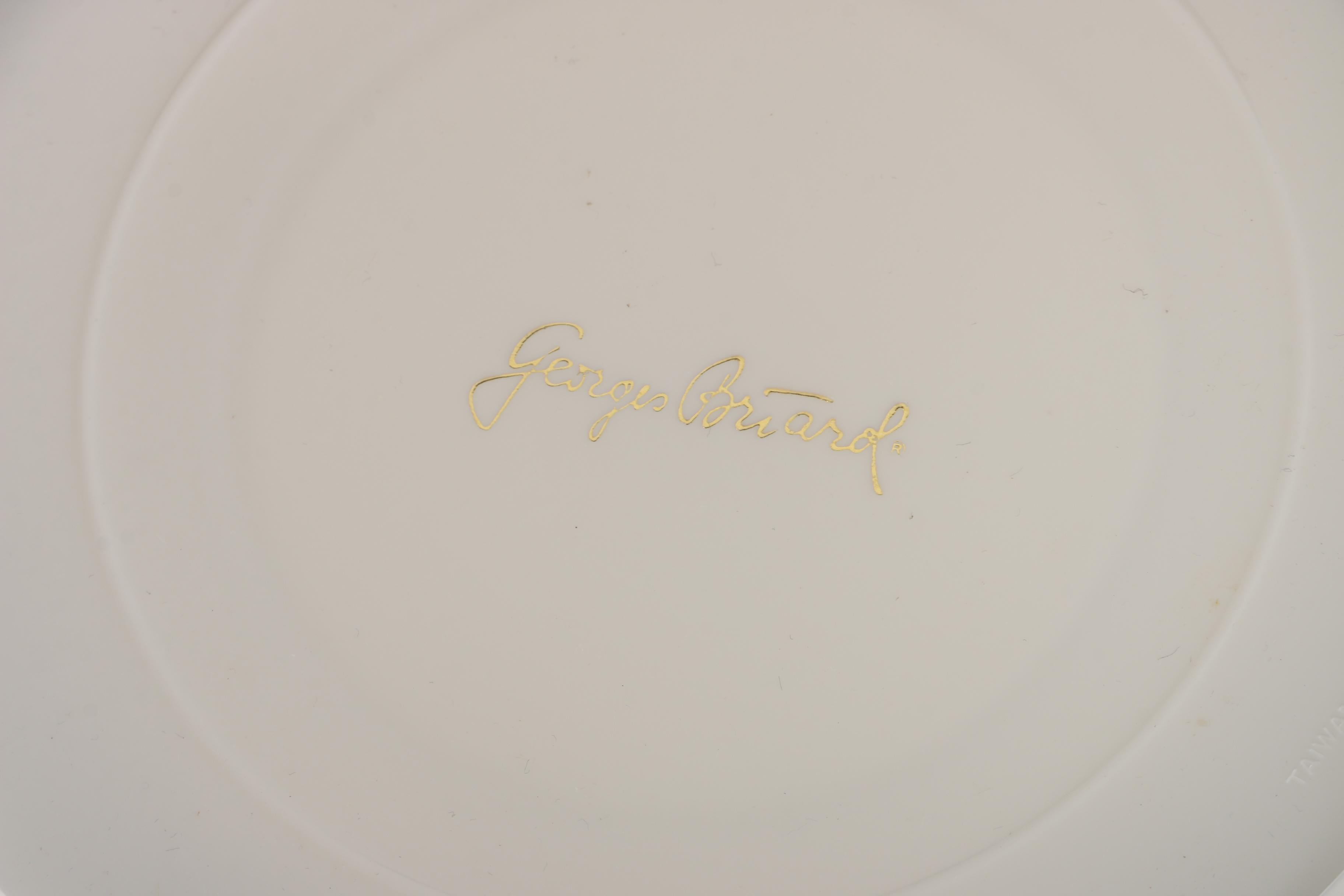 Mid Century Modern Georges Briard Gold Ice Bucket and Tongs