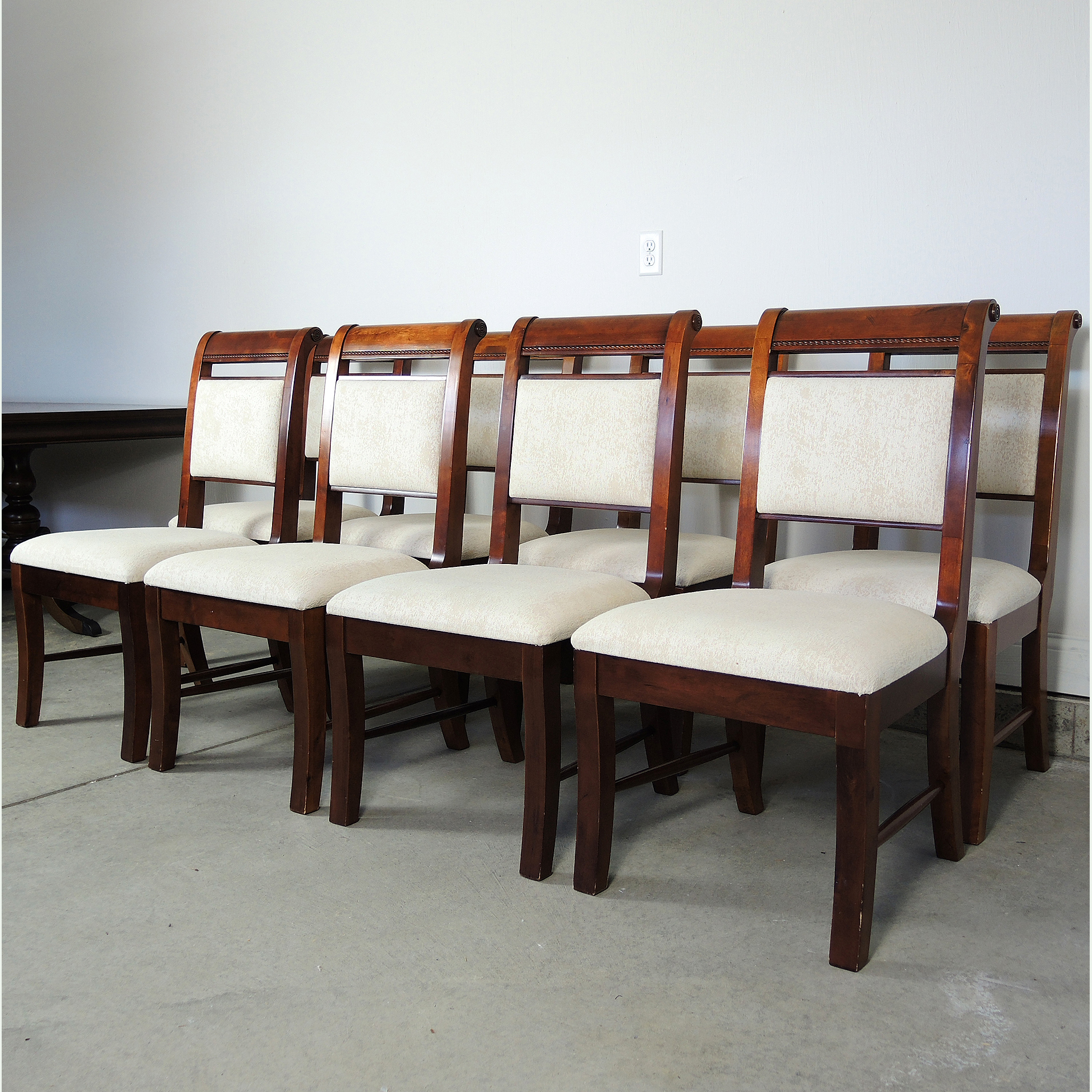 Bassett Furniture Traditional Cherry Dining Chairs