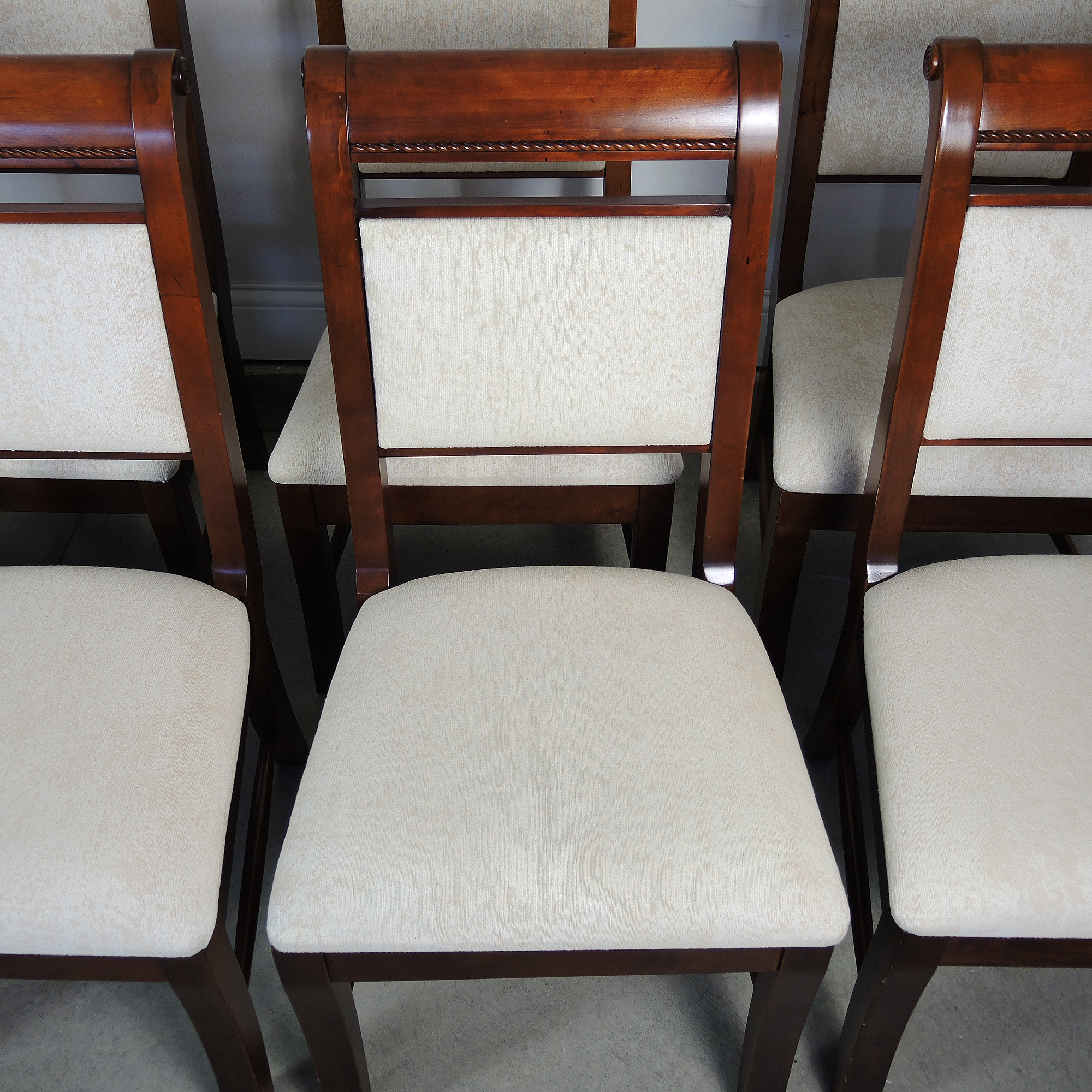 Bassett Furniture Traditional Cherry Dining Chairs