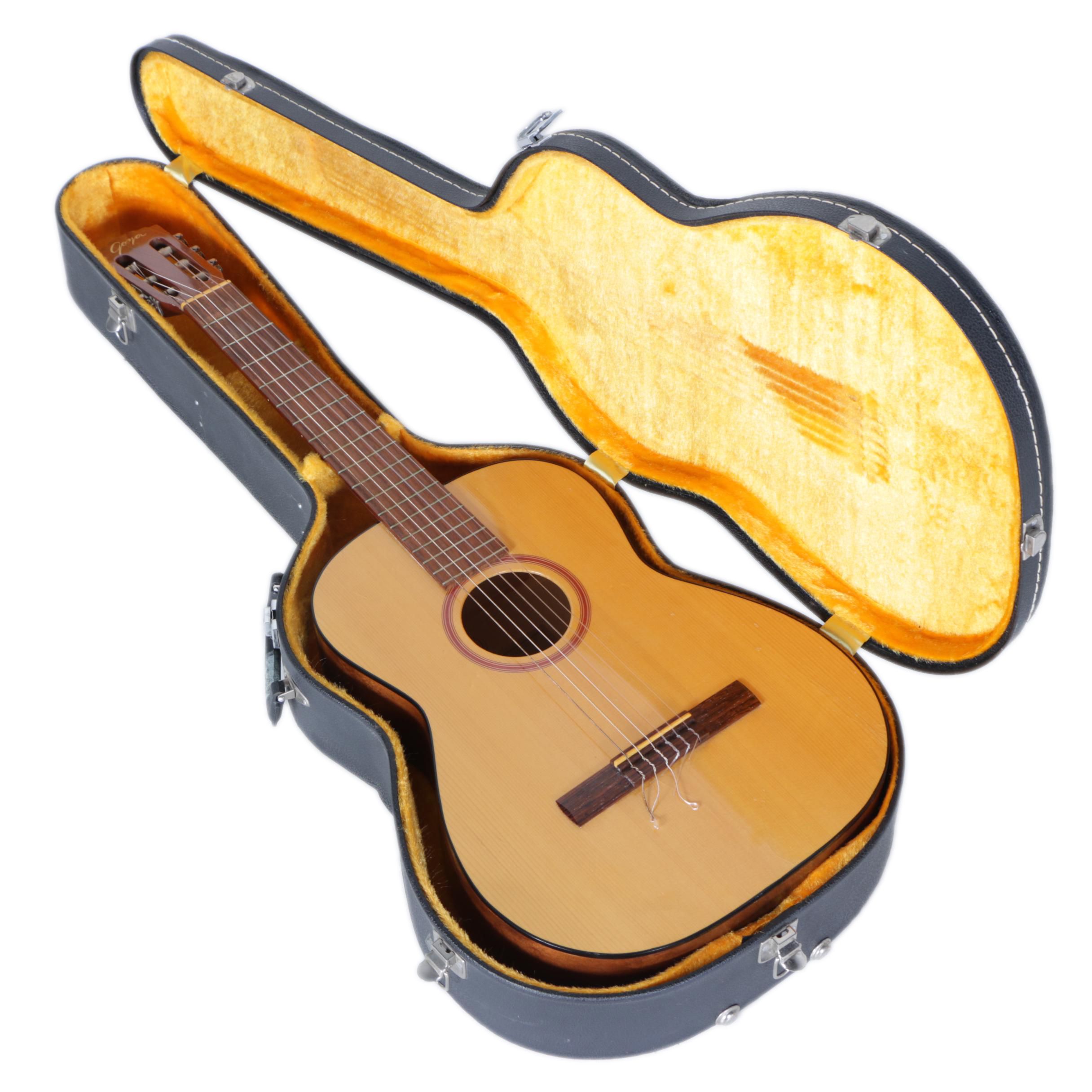 Vintage Goya GG-10 Classical Acoustic Guitar with Hardshell Case