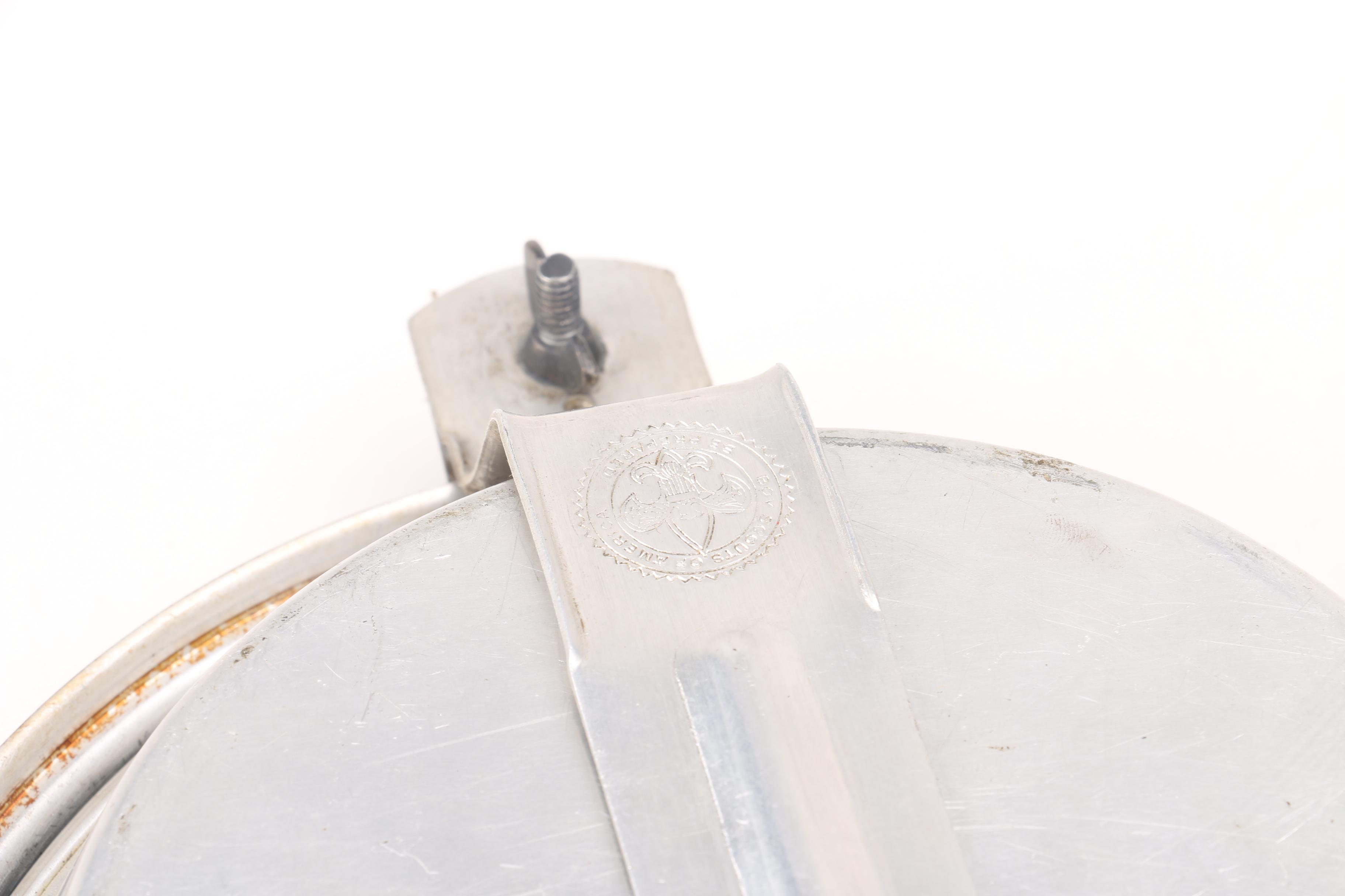 Vintage Boy and Girl Scout Camp Mess Kits