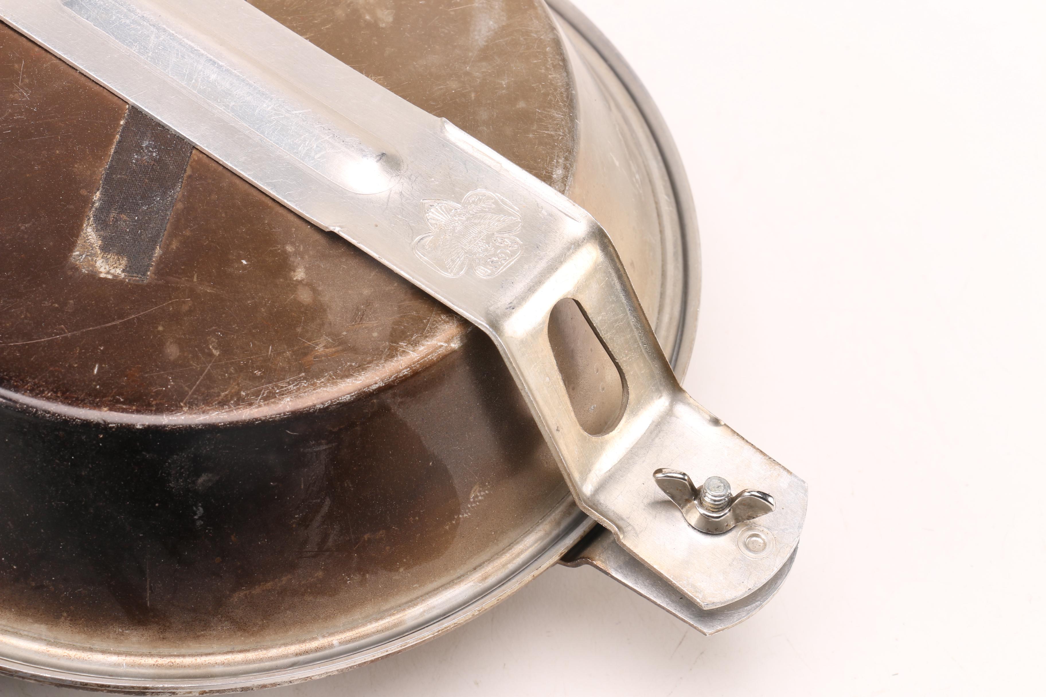 Vintage Boy and Girl Scout Camp Mess Kits