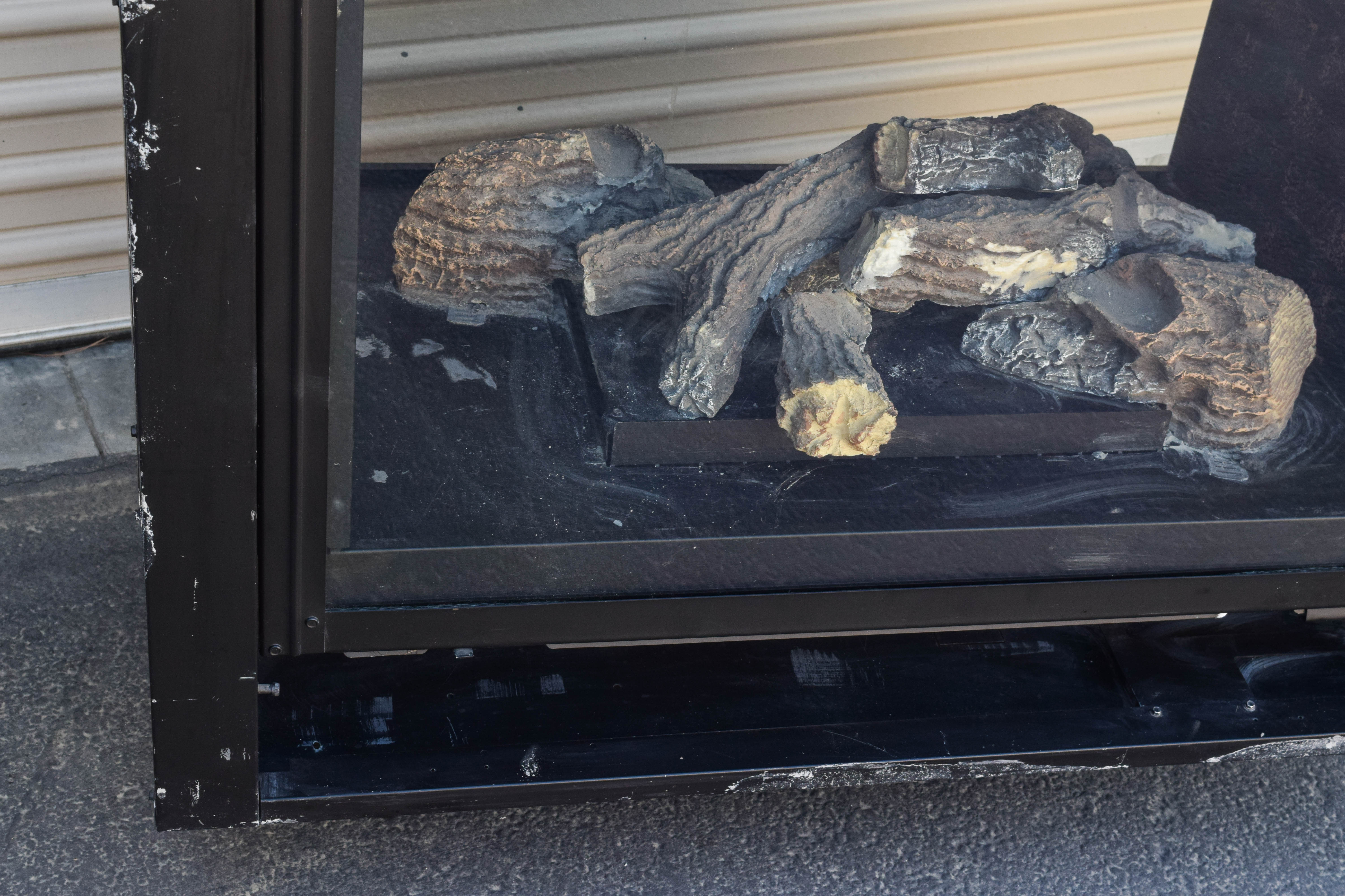 Contemporary Two Sided "Heatilator" Fireplace