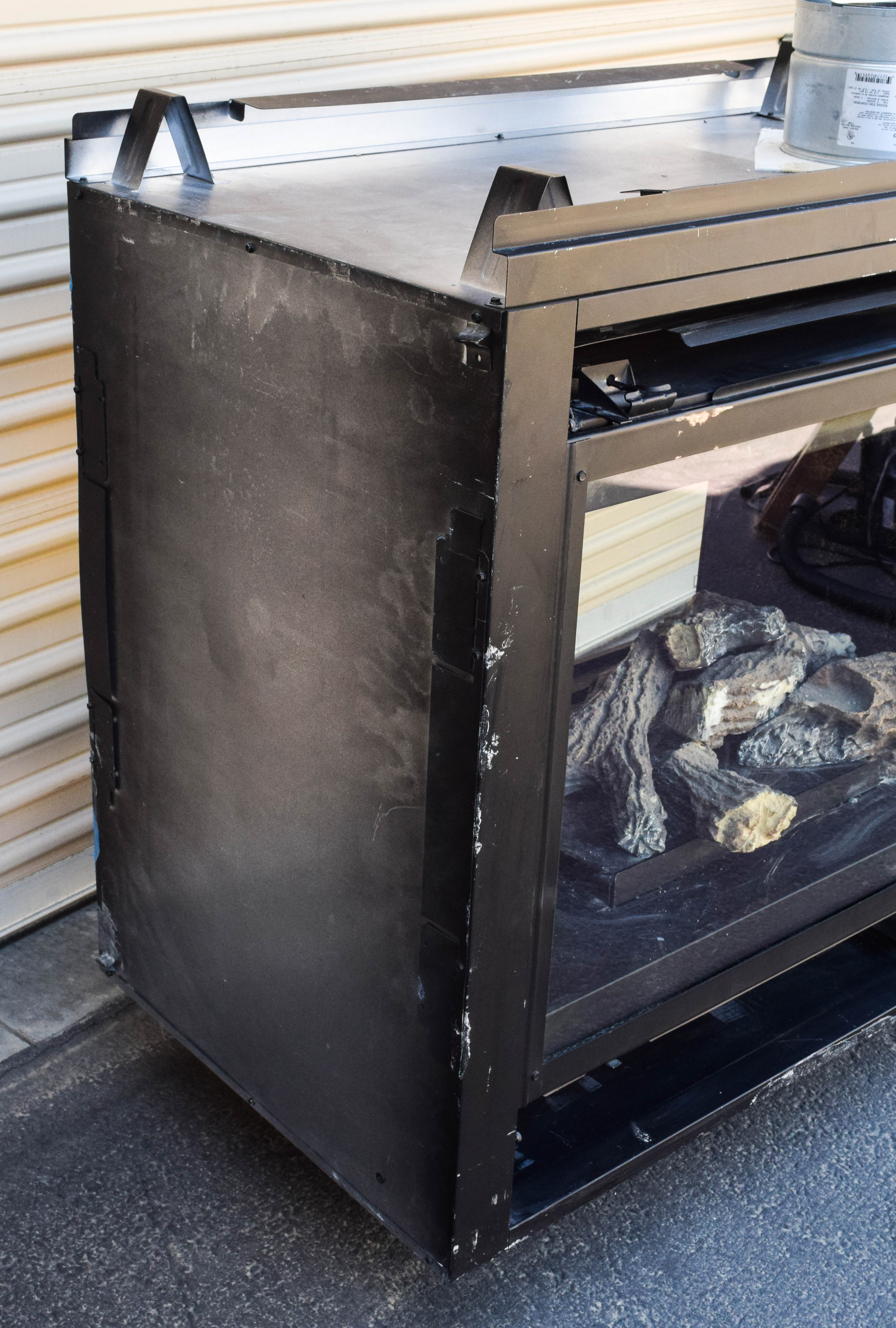 Contemporary Two Sided "Heatilator" Fireplace