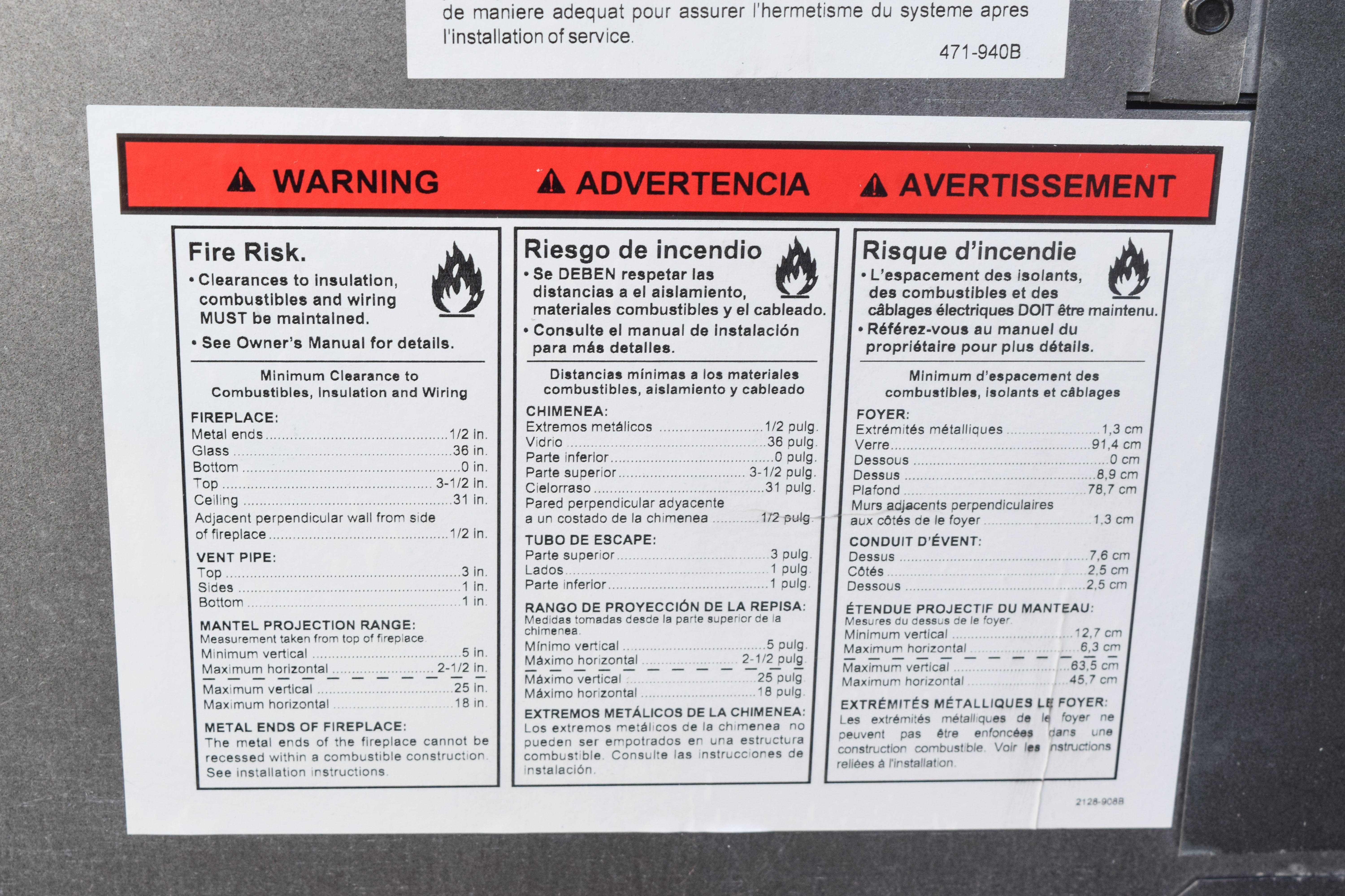 Contemporary Two Sided "Heatilator" Fireplace