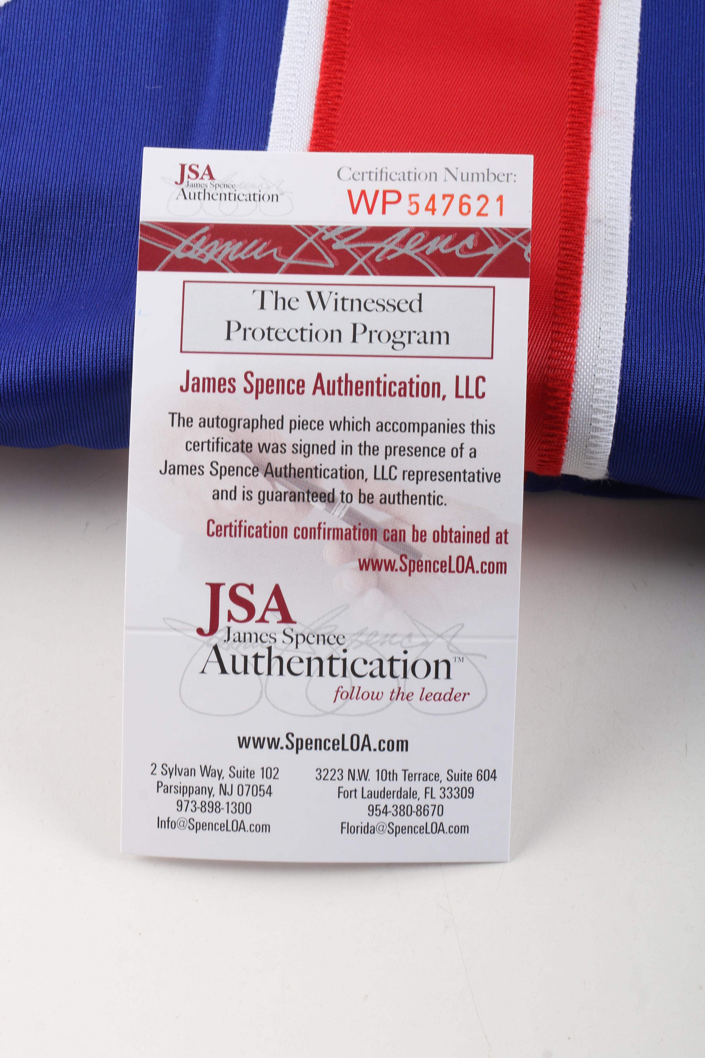 Mike Eruzione Autographed USA Hockey Jersey - JSA COA