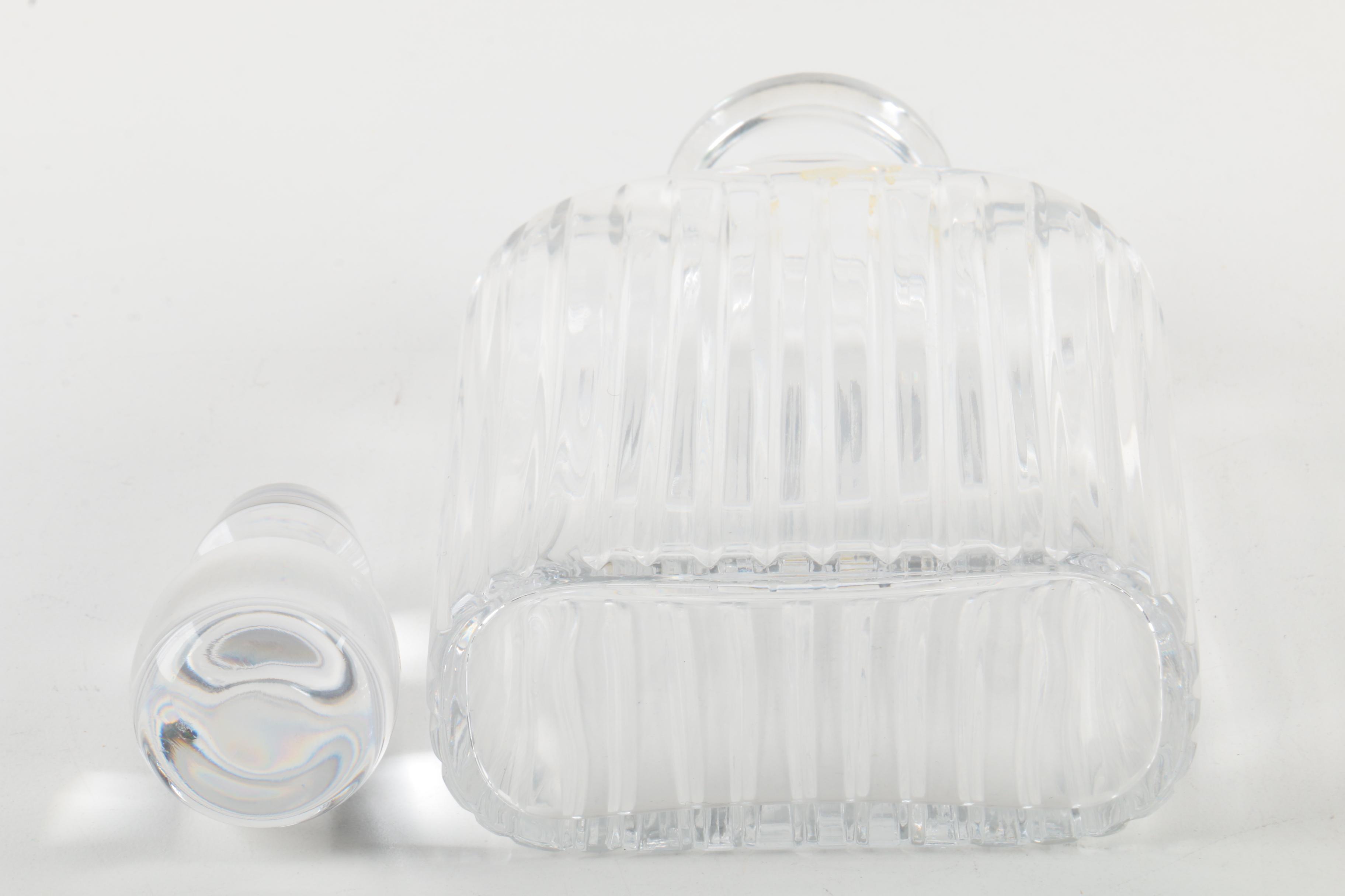 Atlantis Crystal Desk Flask