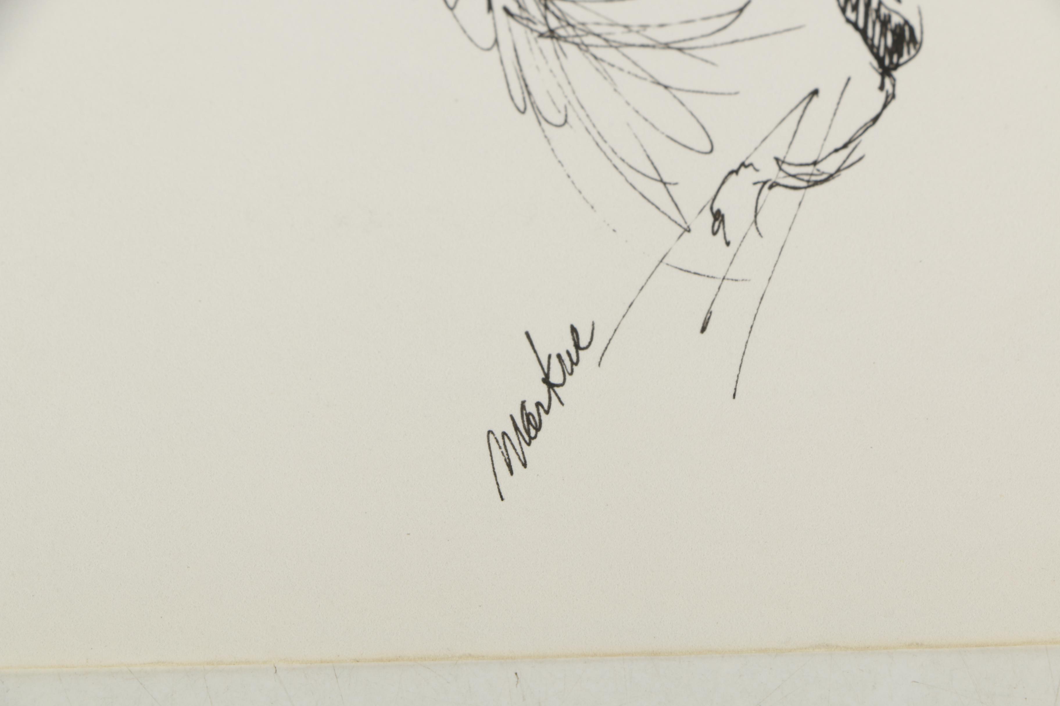 Bill Schiffer Sketches of Cats