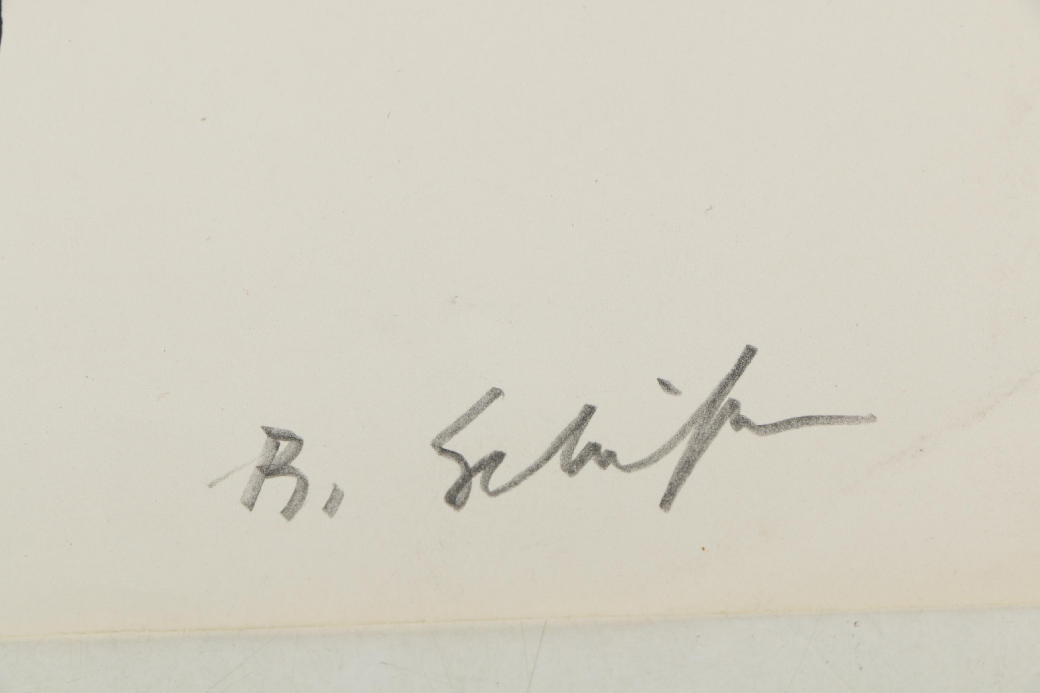 Bill Schiffer Sketches of Cats