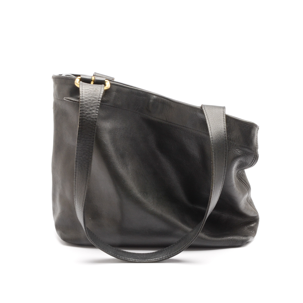 Coach Lafayette Soho Black Leather Tote Bag