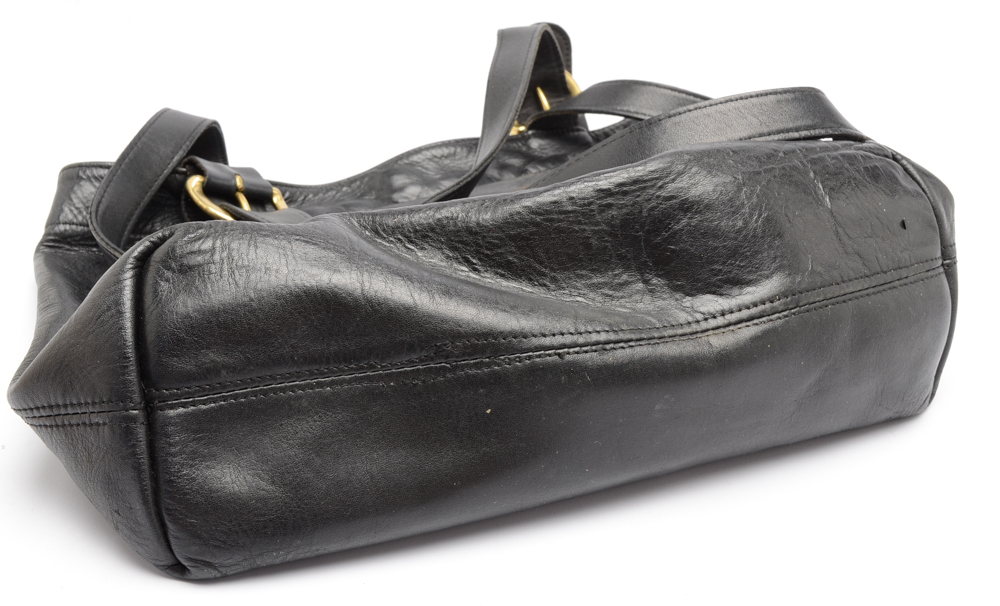 Coach Lafayette Soho Black Leather Tote Bag