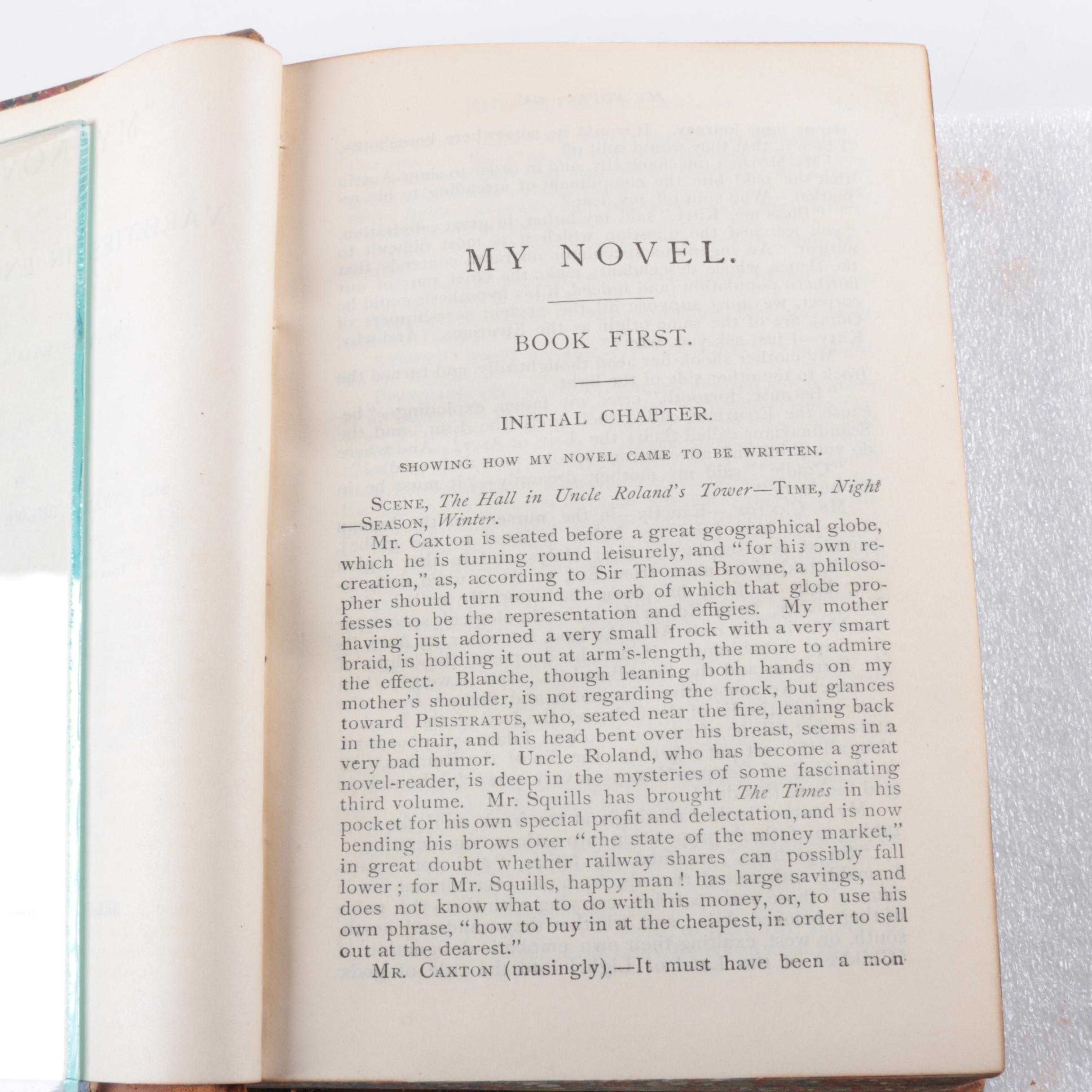 Antique Multi-Volume Set of Works by Edward Bulwer Lytton