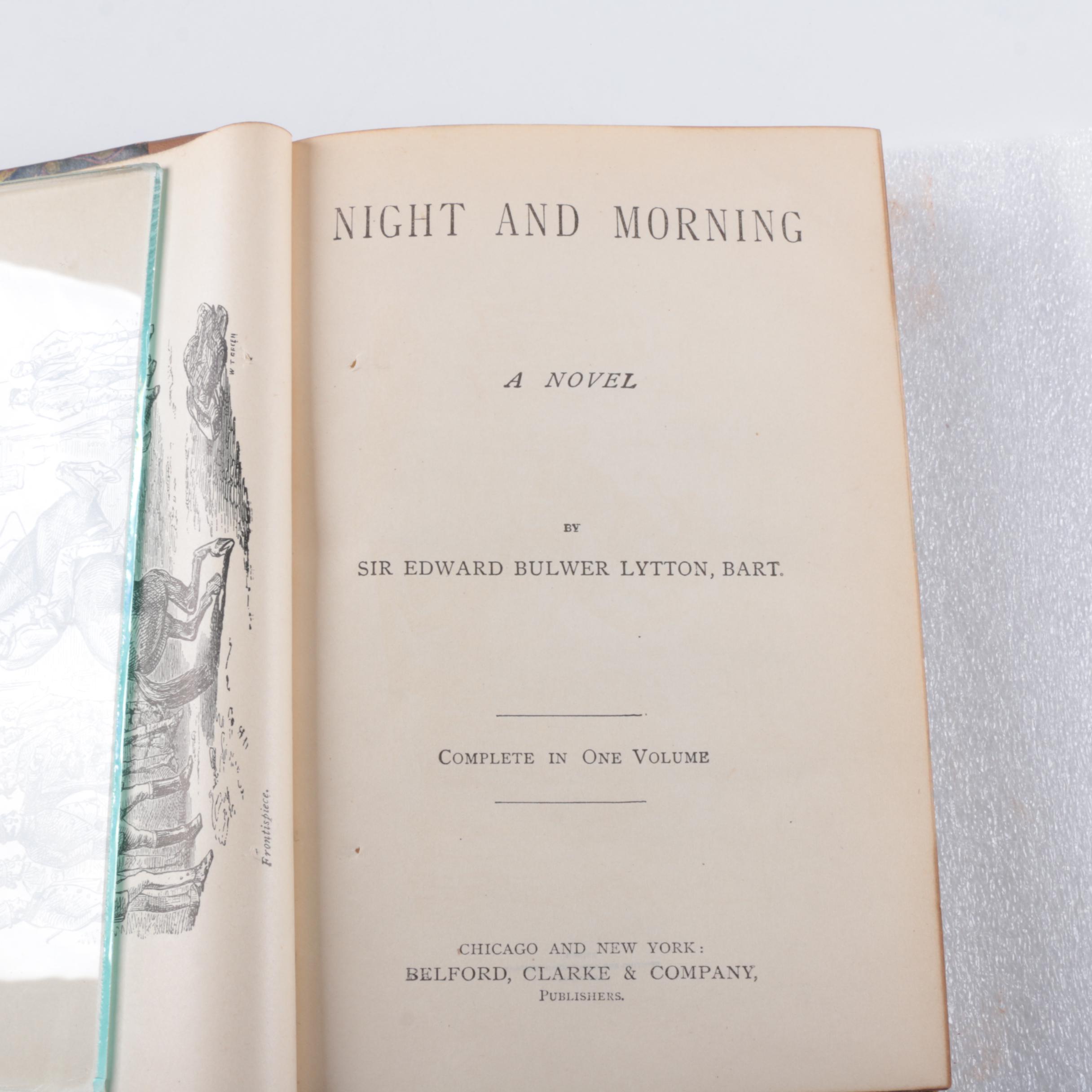 Antique Multi-Volume Set of Works by Edward Bulwer Lytton