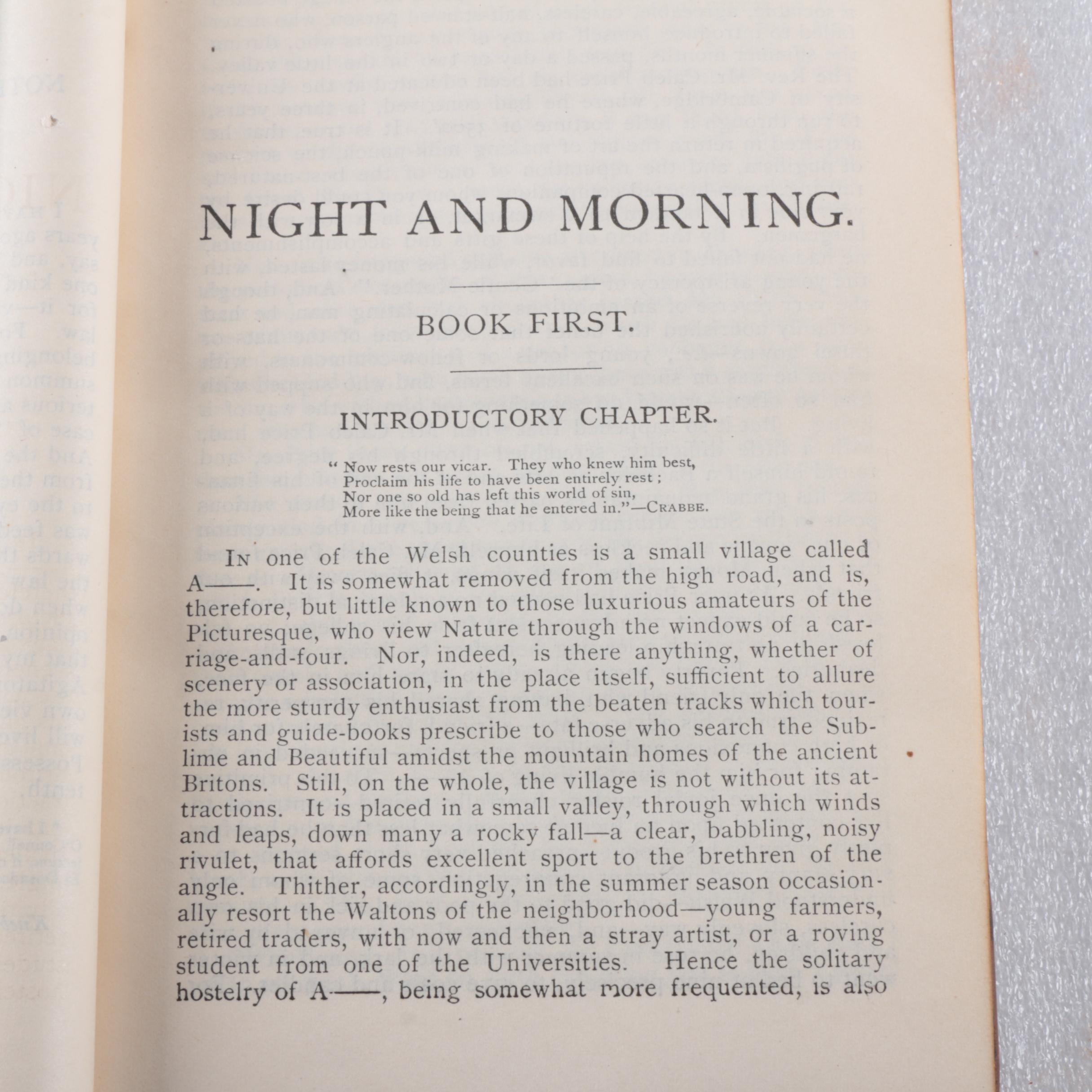 Antique Multi-Volume Set of Works by Edward Bulwer Lytton